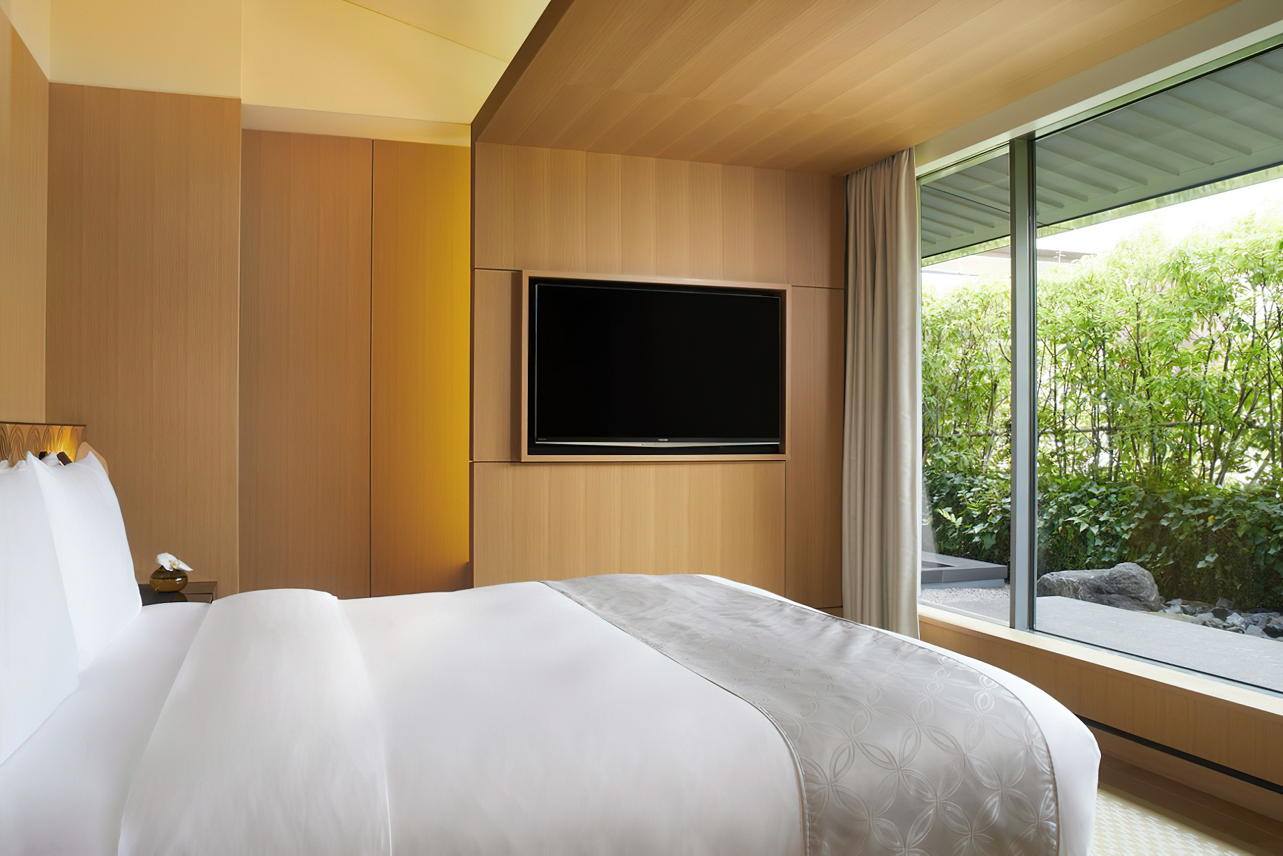 The Ritz-Carlton, Kyoto Hotel – Nakagyo Ward, Kyoto, Japan – Garden Suite Bedroom