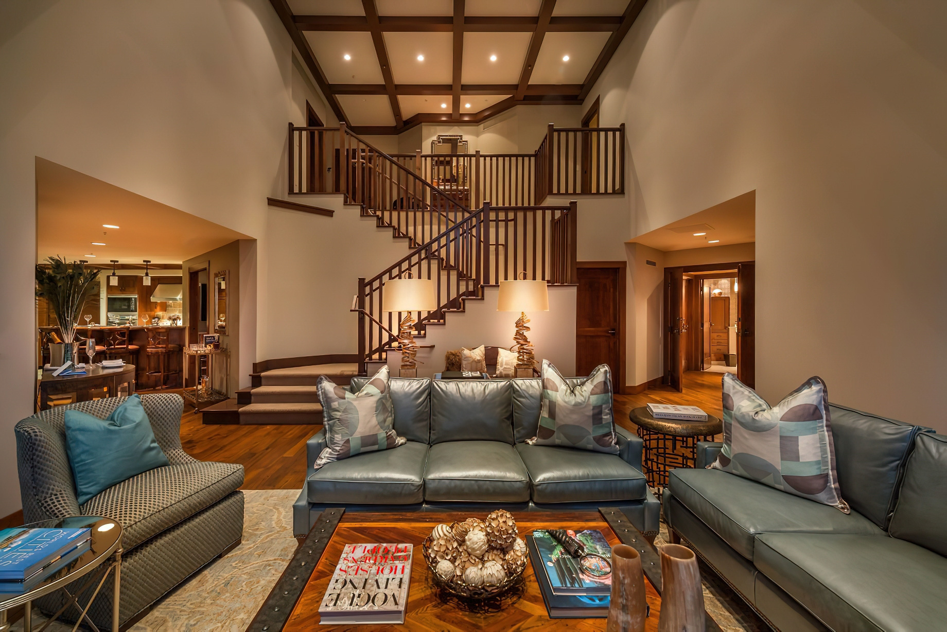 The Ritz-Carlton, Lake Tahoe Resort - Truckee, CA, USA - Four Bedroom Slopeside Two Story Residence Interior