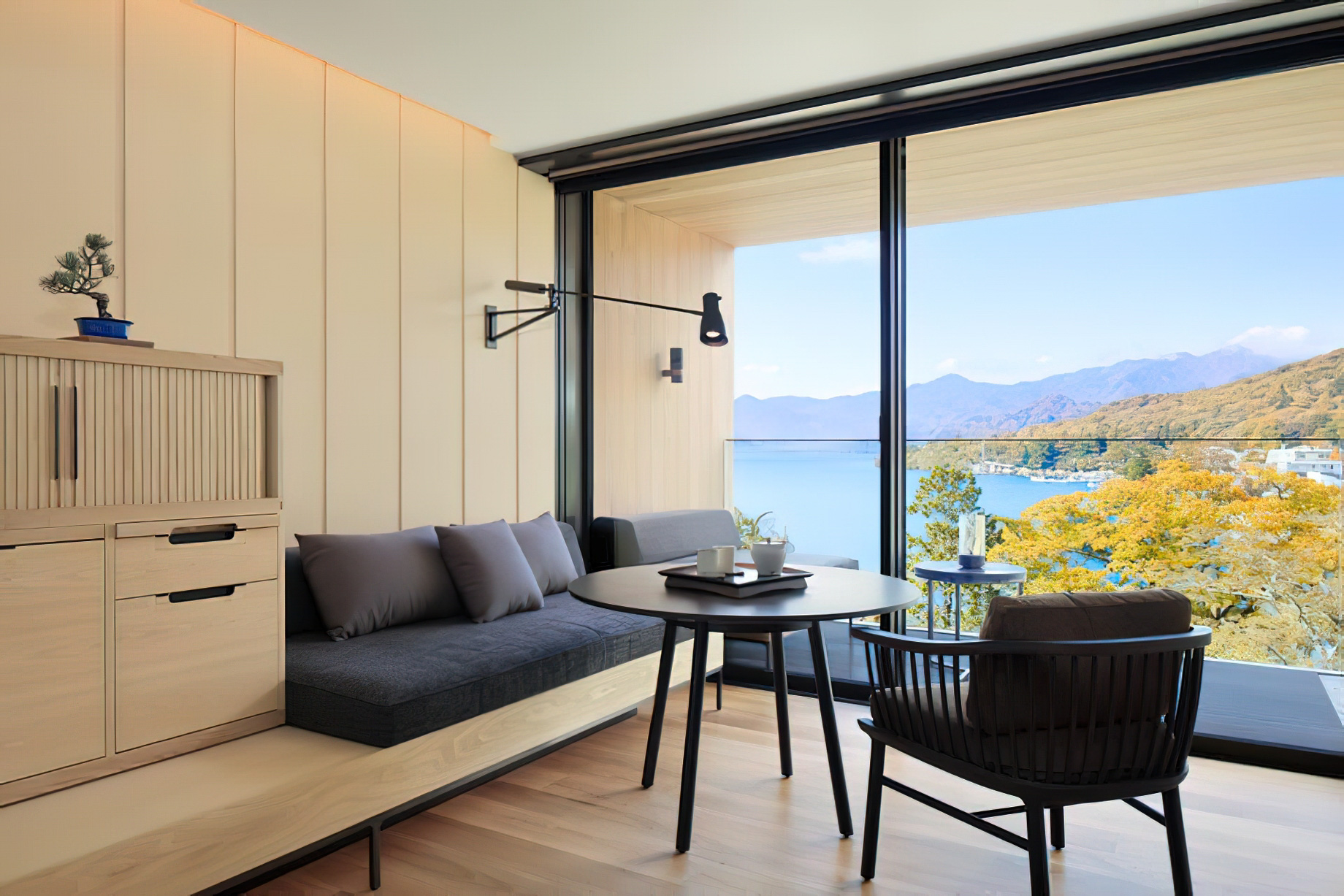 The Ritz-Carlton, Nikko Hotel - Nikko Tochigi, Japan - Guest Suite Sitting Area View