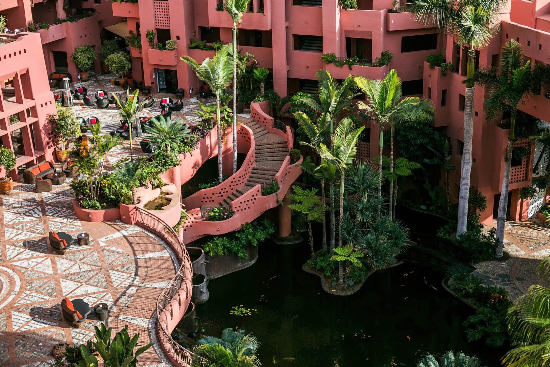 The Ritz-Carlton, Abama Resort – Santa Cruz de Tenerife, Spain – Outdoor Courtyard