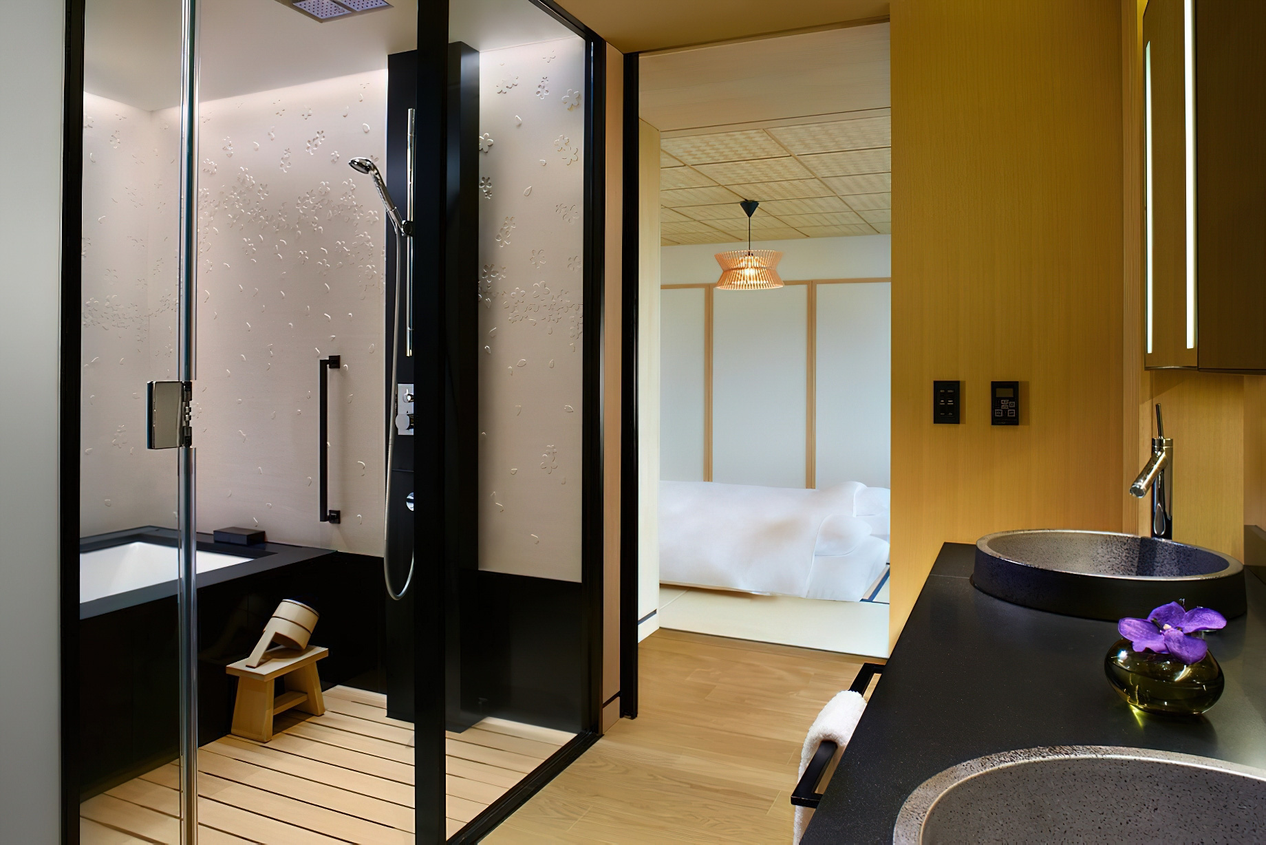 The Ritz-Carlton, Kyoto Hotel – Nakagyo Ward, Kyoto, Japan – Garden Terrace Suite TATAMI Bathroom