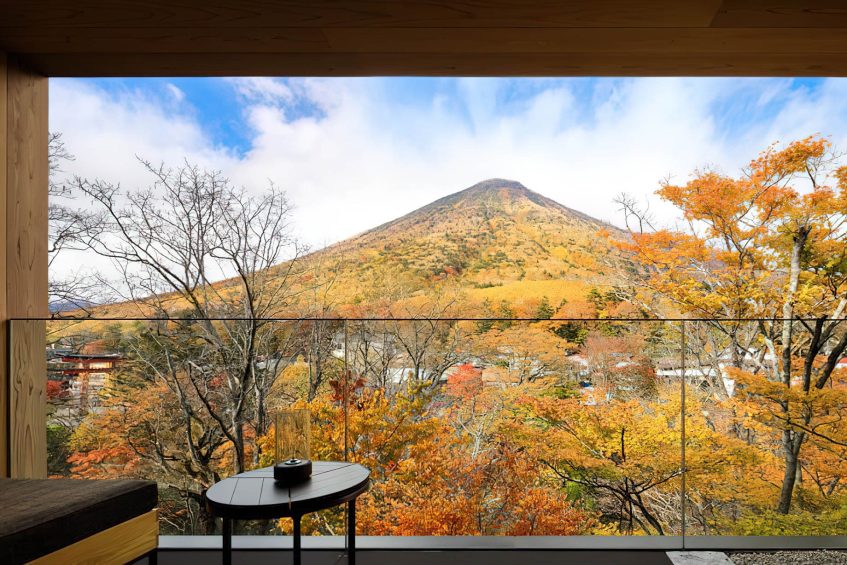 The Ritz-Carlton, Nikko Hotel - Nikko Tochigi, Japan - Guest Suite Private Balcony View
