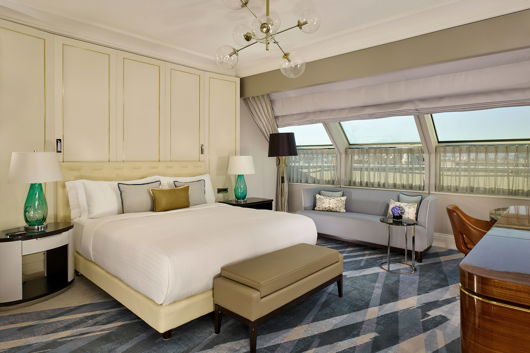 The Ritz-Carlton, Budapest Hotel – Budapest, Hungary – Club King Room Bed