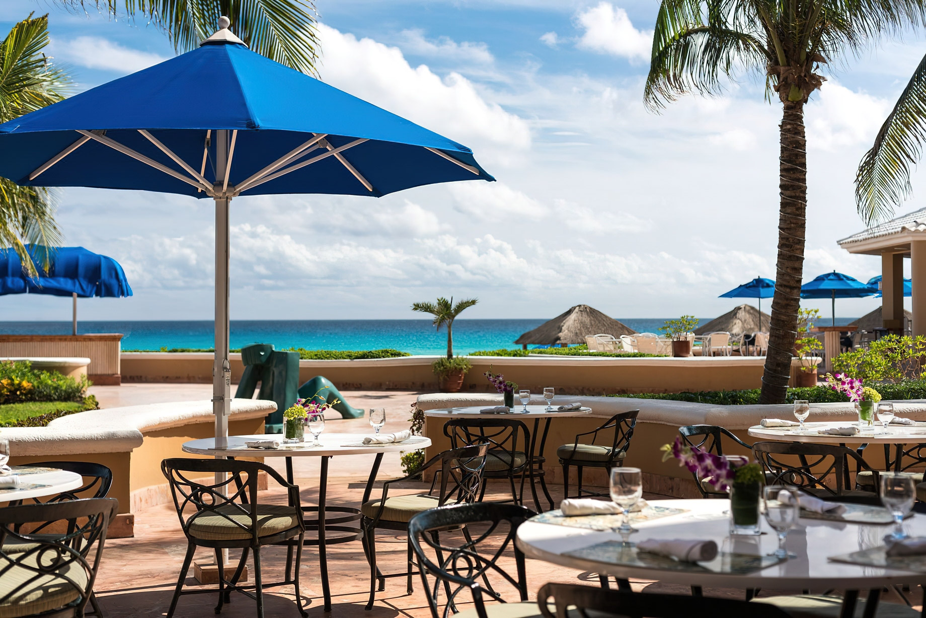 The Ritz-Carlton, Cancun Resort – Cancun, Mexico – El Café Mexicano Terrace