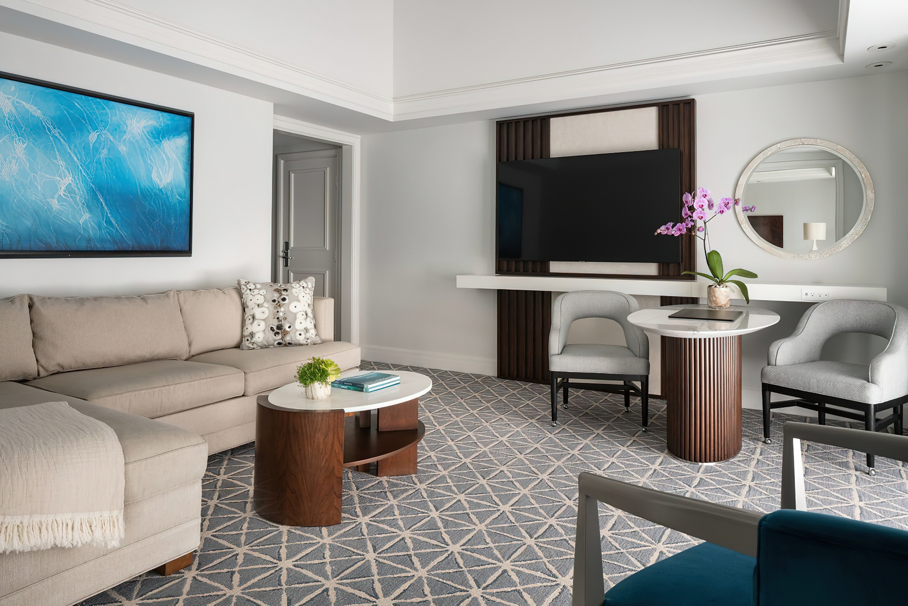 The Ritz-Carlton, Laguna Niguel Resort – Dana Point, CA, USA – Ocean View Executive Suite Living Area