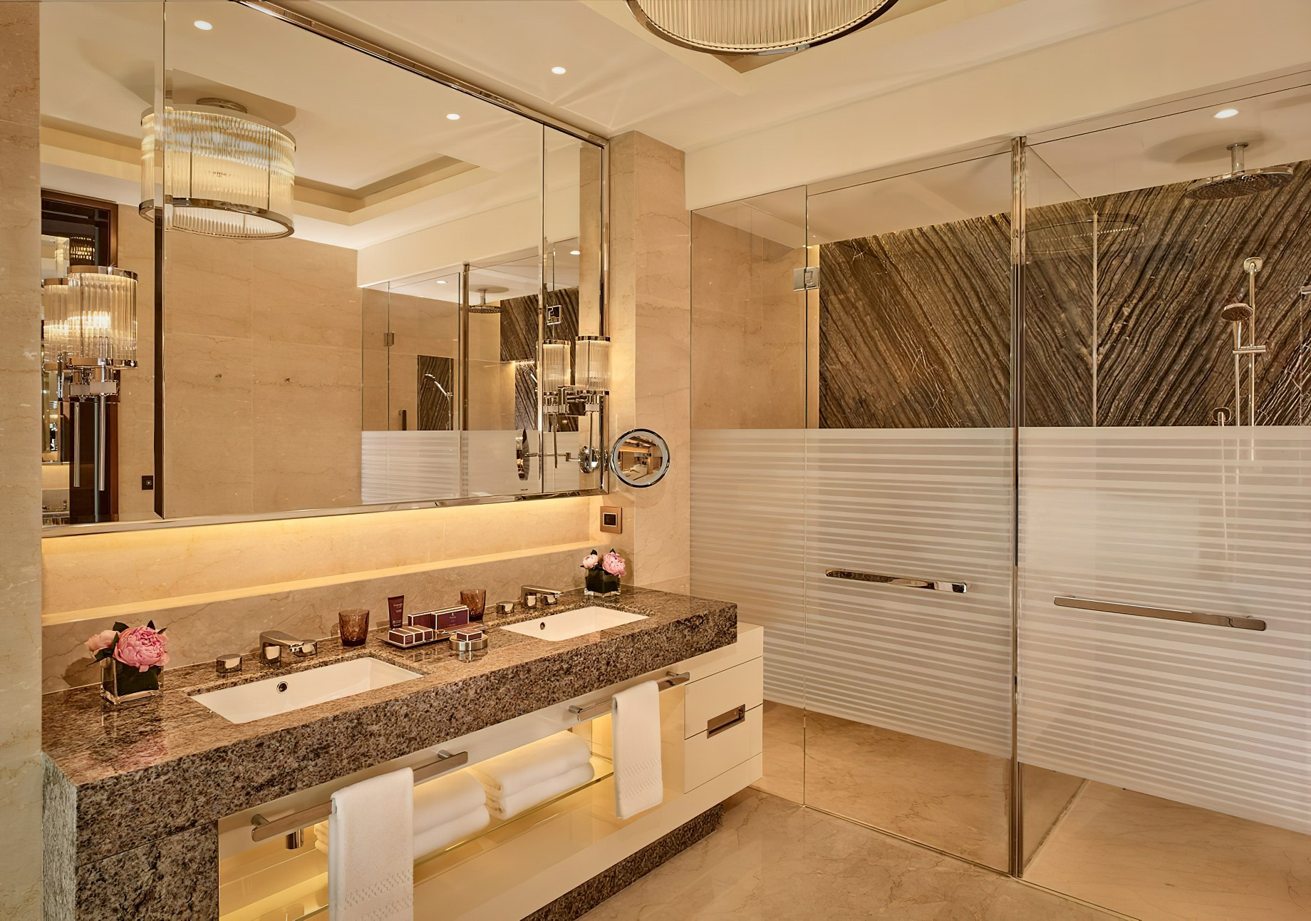 The Ritz-Carlton, Astana Hotel – Nur-Sultan, Kazakhstan – Deluxe Room Bathroom