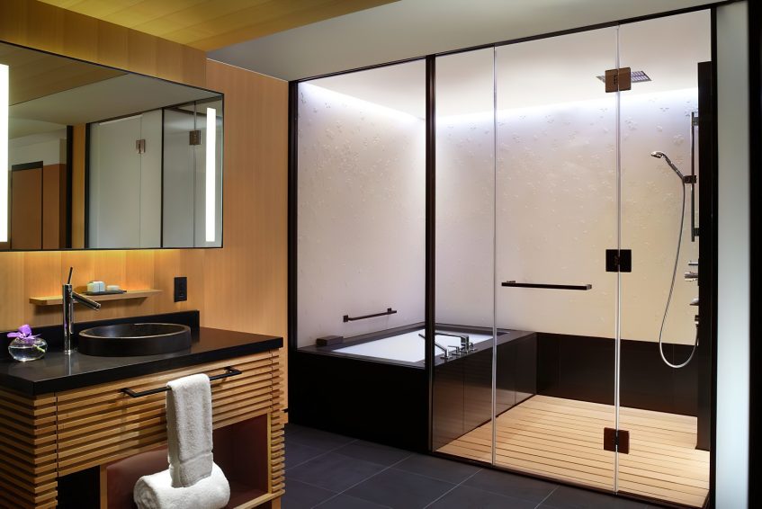 The Ritz-Carlton, Kyoto Hotel - Nakagyo Ward, Kyoto, Japan - Garden Terrace Suite Bathroom