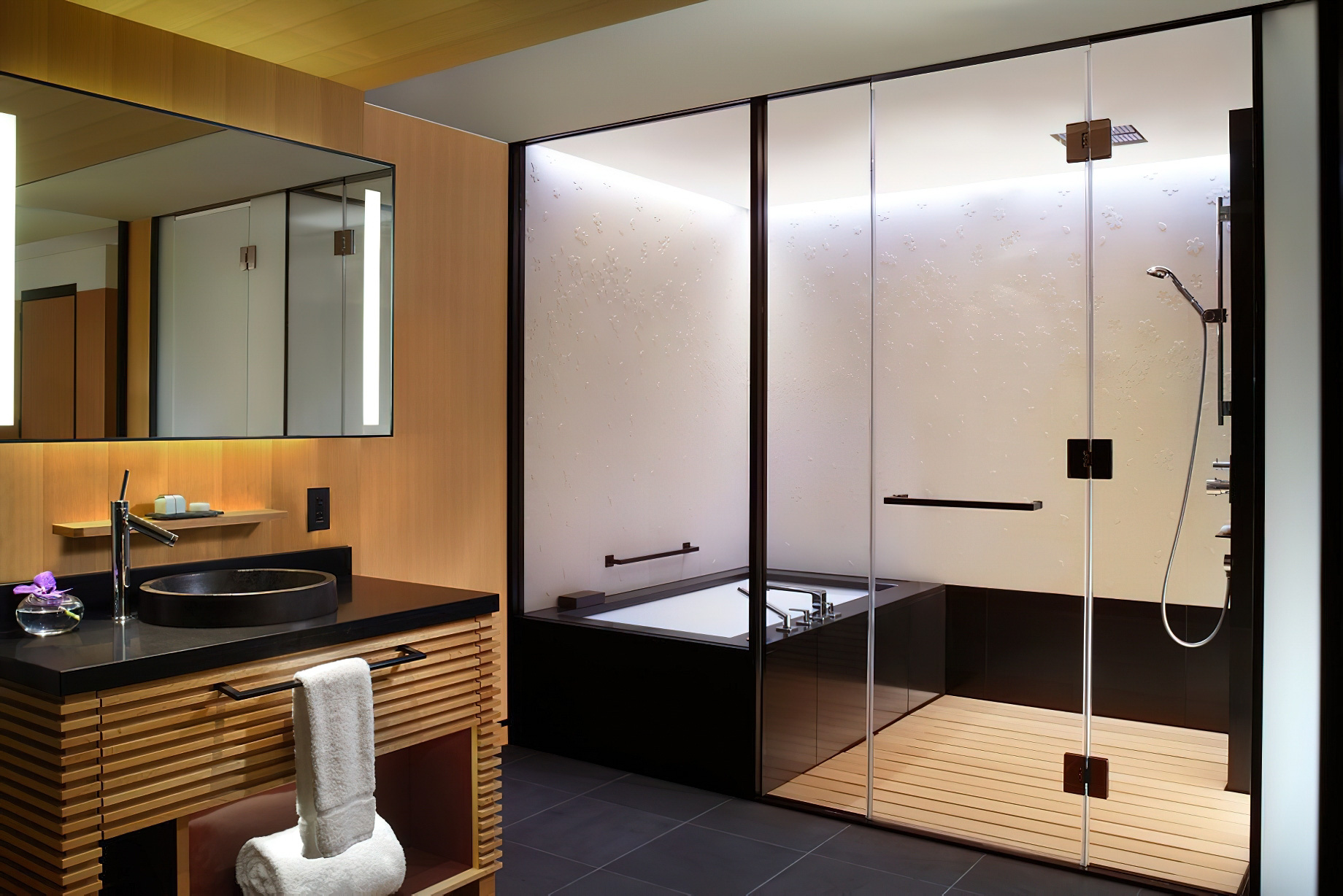 The Ritz-Carlton, Kyoto Hotel – Nakagyo Ward, Kyoto, Japan – Garden Terrace Suite Bathroom