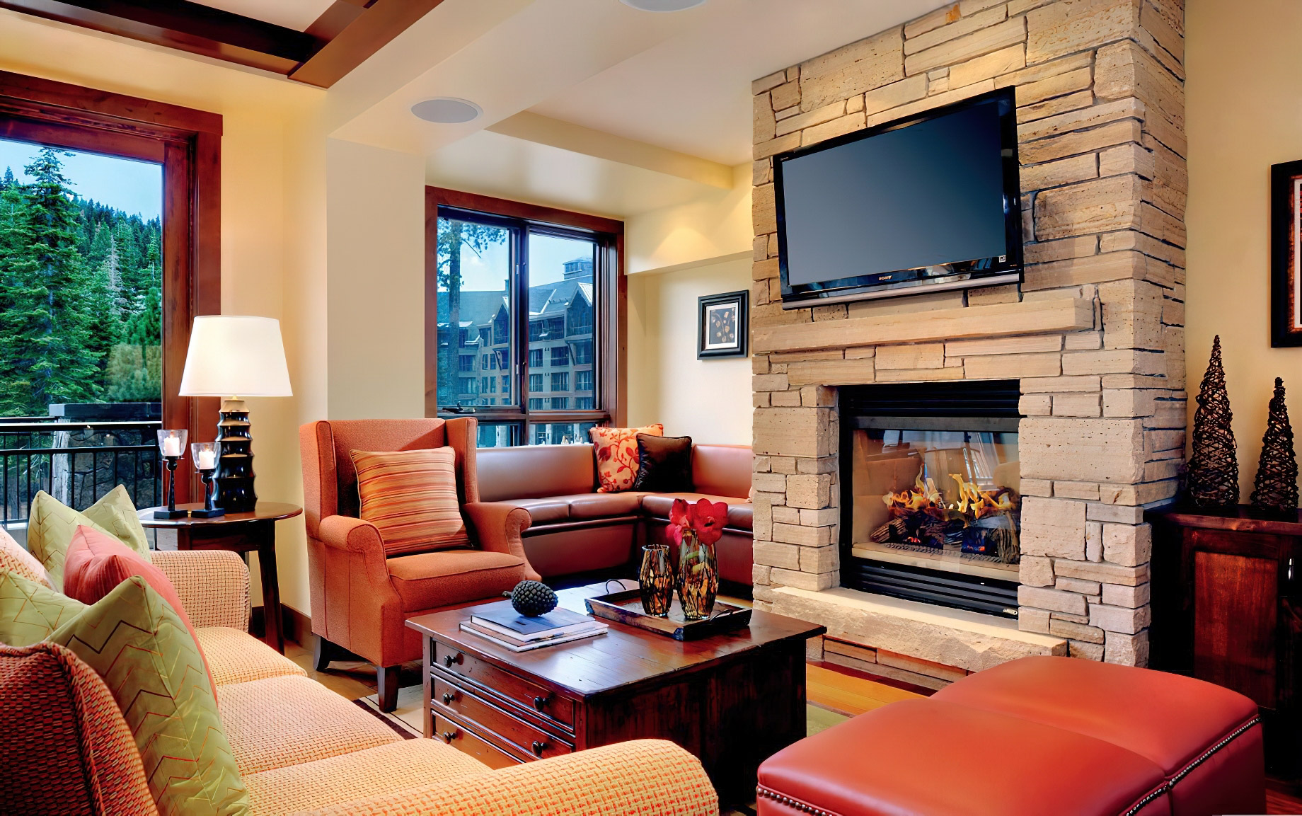 The Ritz-Carlton, Lake Tahoe Resort – Truckee, CA, USA – Four Bedroom Slopeside Residence Living Room