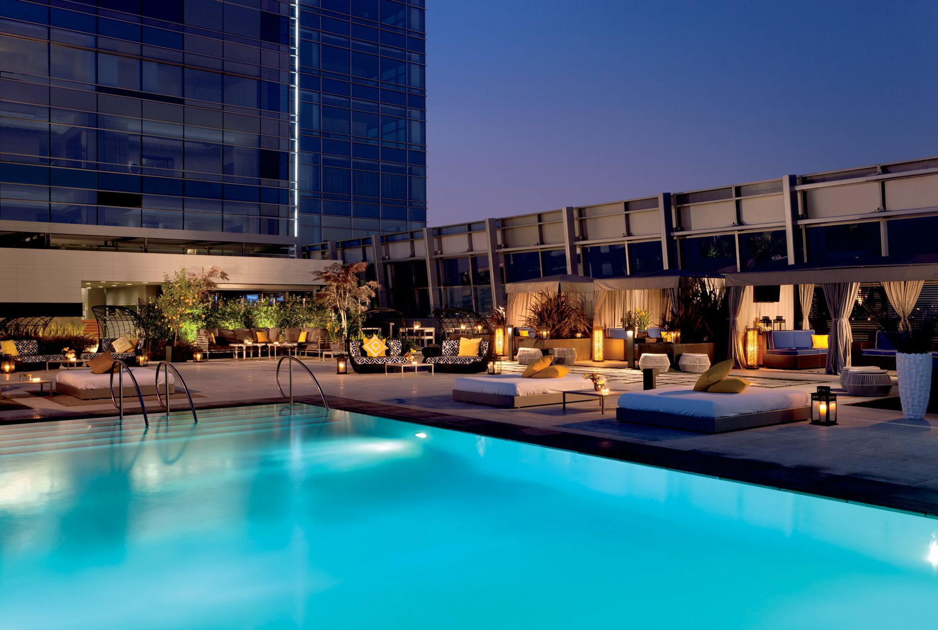 The Ritz-Carlton, Los Angeles L.A. Live Hotel – Los Angeles, CA, USA – Outdoor Pool Deck