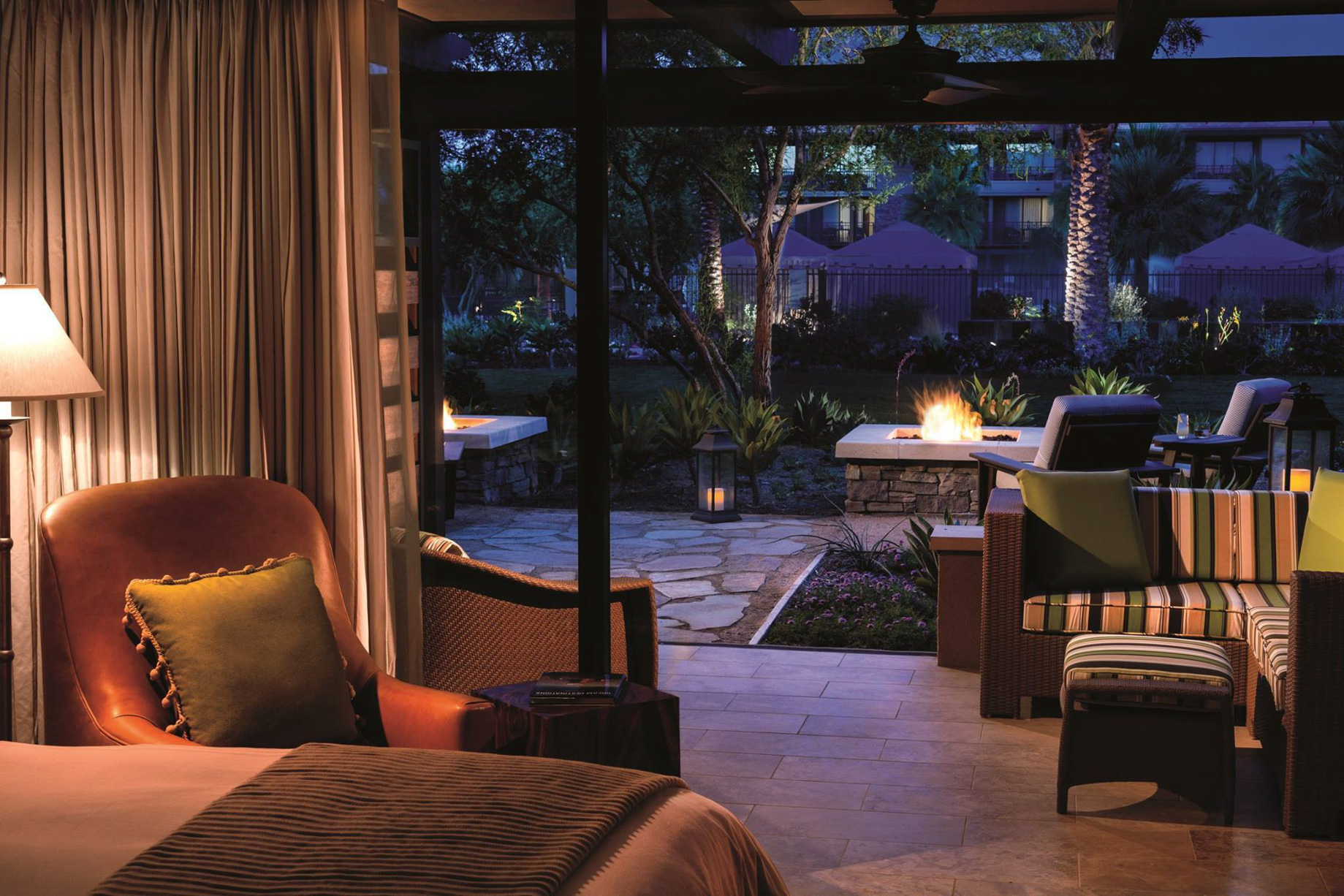 The Ritz-Carlton, Rancho Mirage Resort - Rancho Mirage, CA, USA - Terrace Firepit King Room