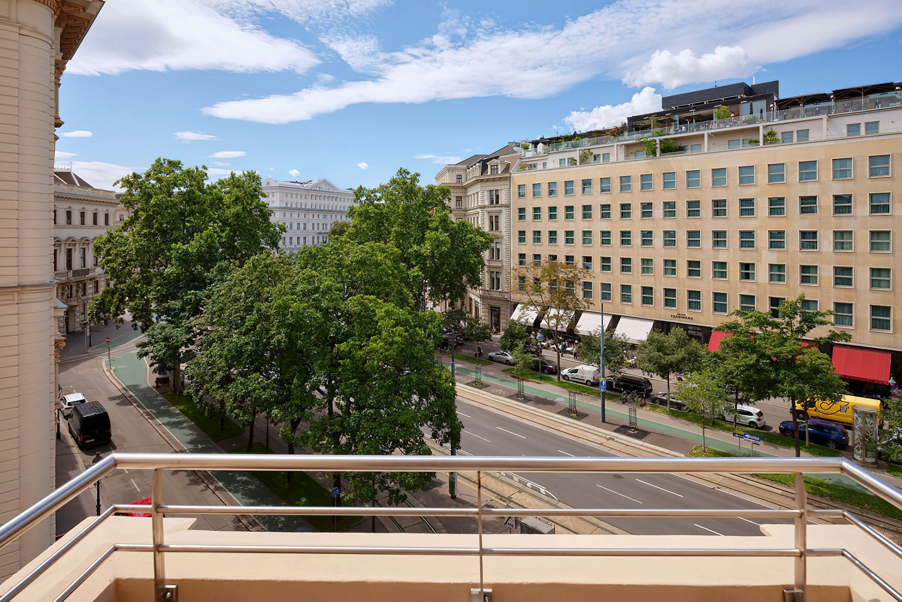 The Ritz-Carlton, Vienna Hotel – Vienna, Austria – Ritz-Carlton Albertina Suite Balcony View