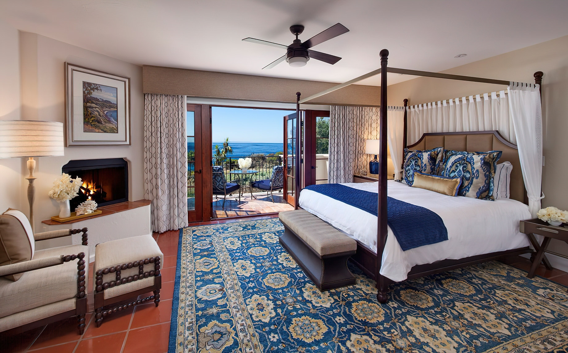 The Ritz-Carlton Bacara, Santa Barbara Resort – Santa Barbara, CA, USA – One Bedroom Ocean View Suite Bedroom