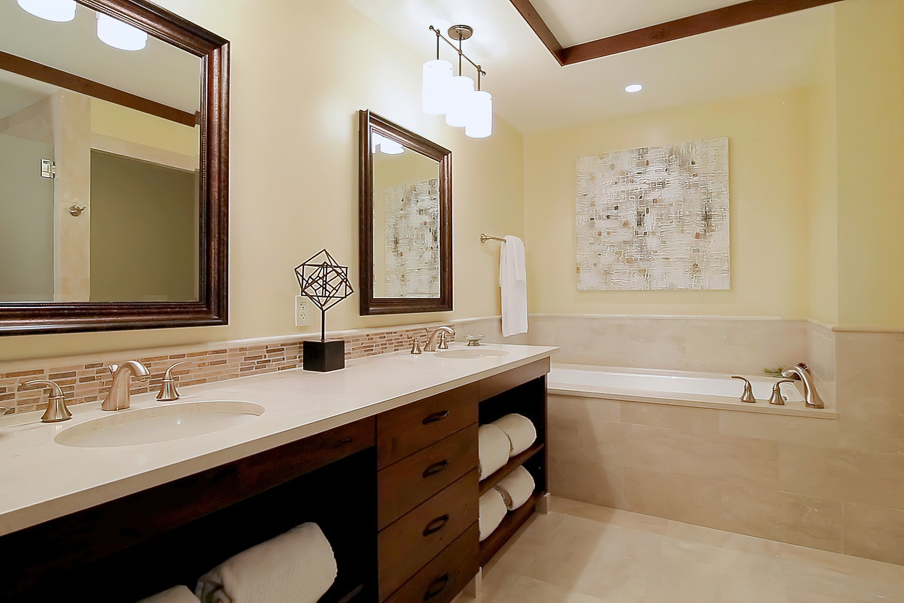 The Ritz-Carlton, Lake Tahoe Resort – Truckee, CA, USA – Two Bedroom Slopeside Bathroom Vanity