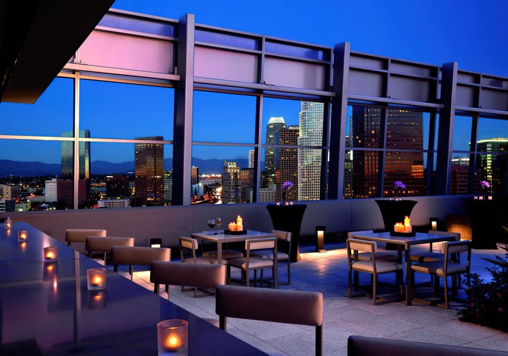 The Ritz-Carlton, Los Angeles L.A. Live Hotel - Los Angeles, CA, USA - Outdoor Deck Dining