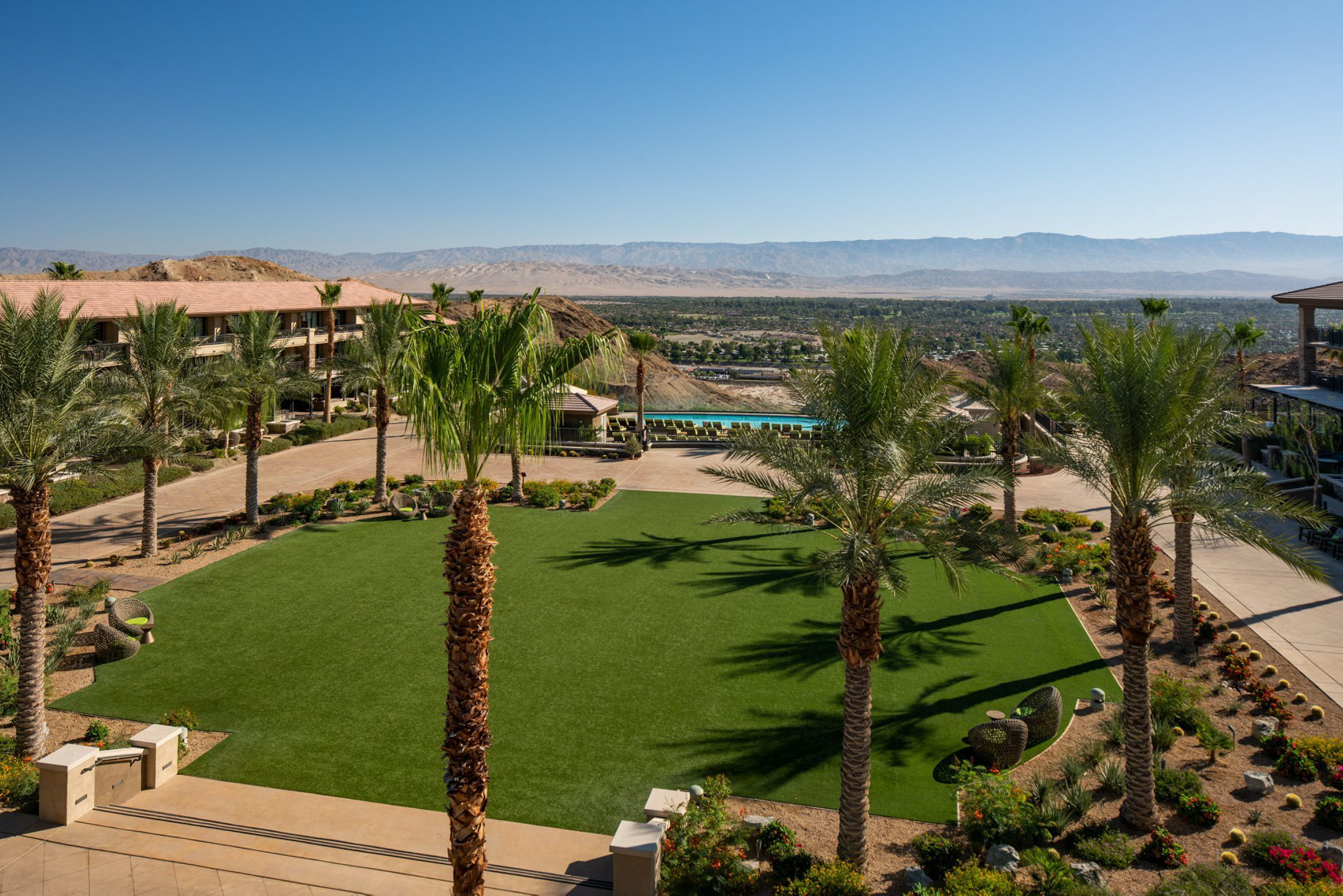 The Ritz-Carlton, Rancho Mirage Resort – Rancho Mirage, CA, USA – Lawn Aerial View