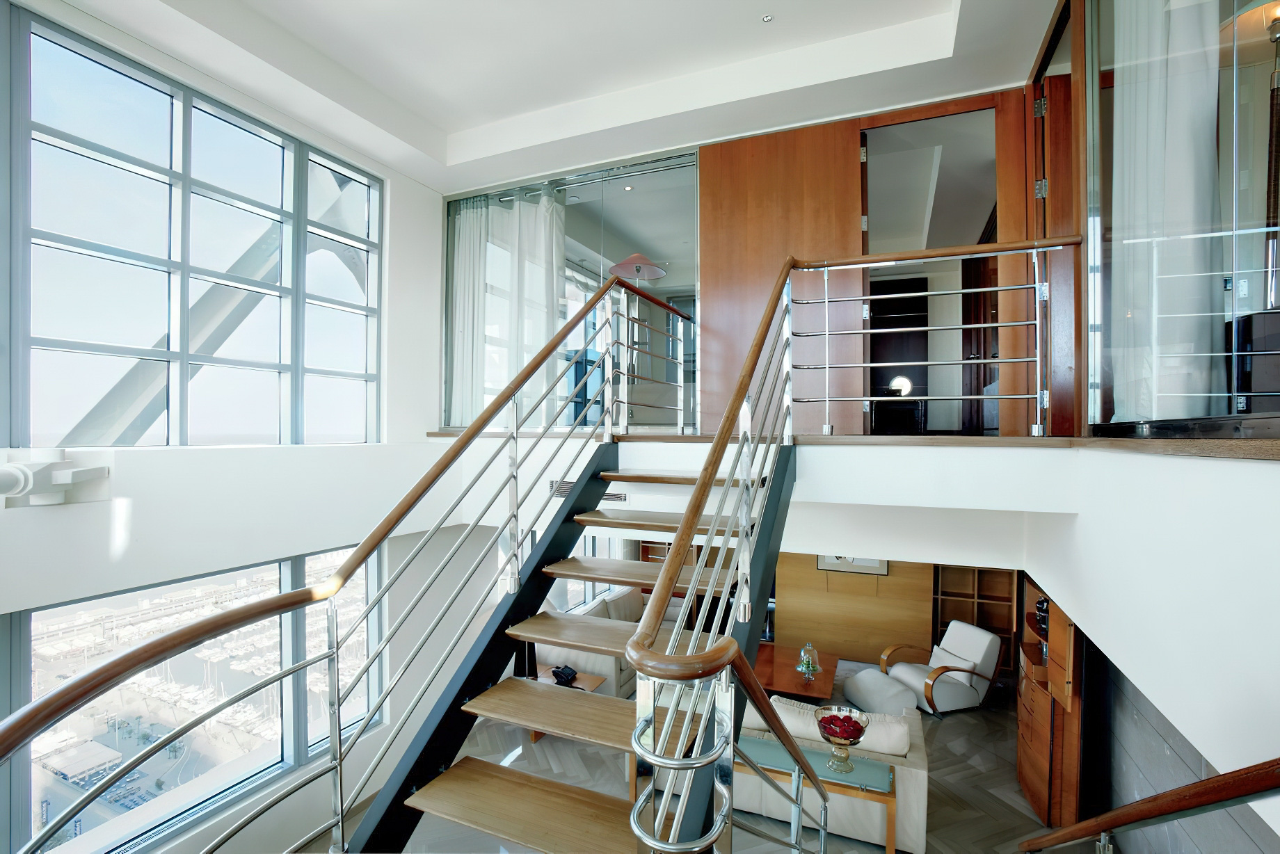 Hotel Arts Barcelona Ritz-Carlton – Barcelona, Spain – The Penthouse Two Bedroom Stairs