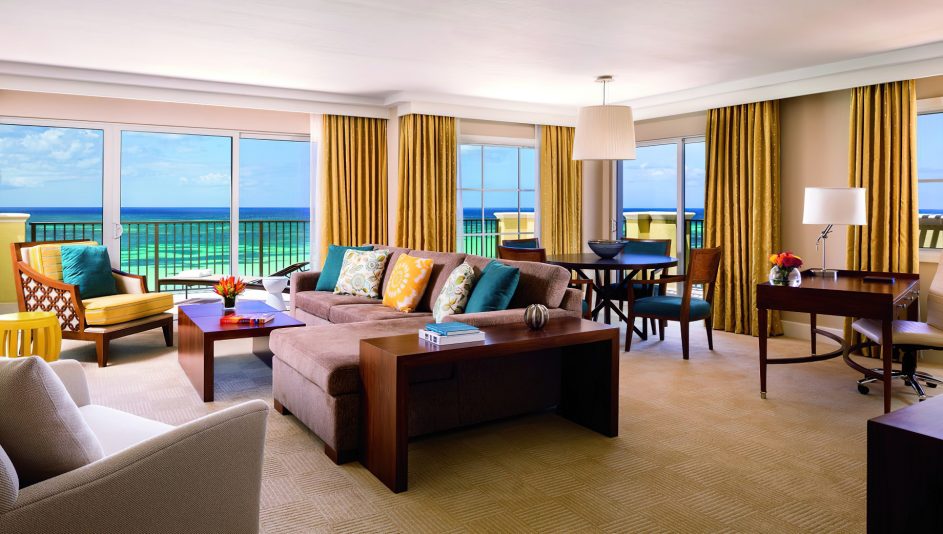 The Ritz-Carlton, Aruba Resort - Palm Beach, Aruba - Deluxe Suite Living Area