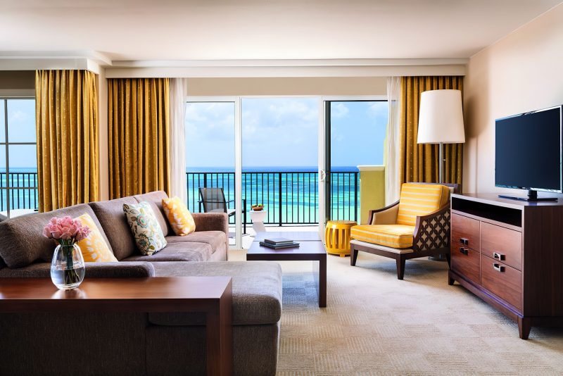 The Ritz-Carlton, Aruba Resort - Palm Beach, Aruba - Deluxe Suite Sitting Area