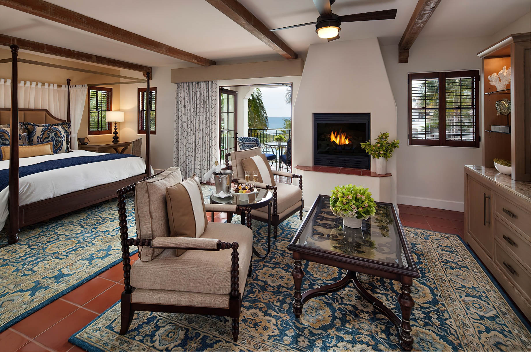 The Ritz-Carlton Bacara, Santa Barbara Resort – Santa Barbara, CA, USA – One Bedroom Partial Ocean View Suite Interior