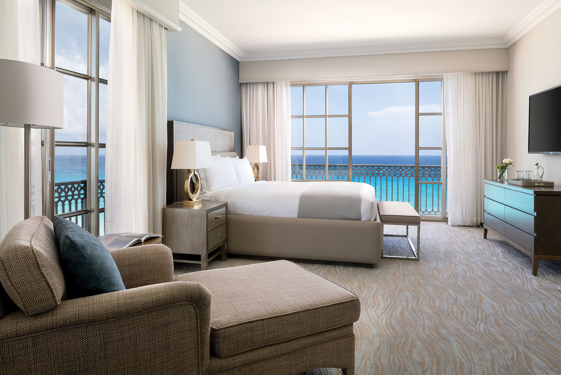 The Ritz-Carlton, Cancun Resort – Cancun, Mexico – Ocean View Suite Bedroom