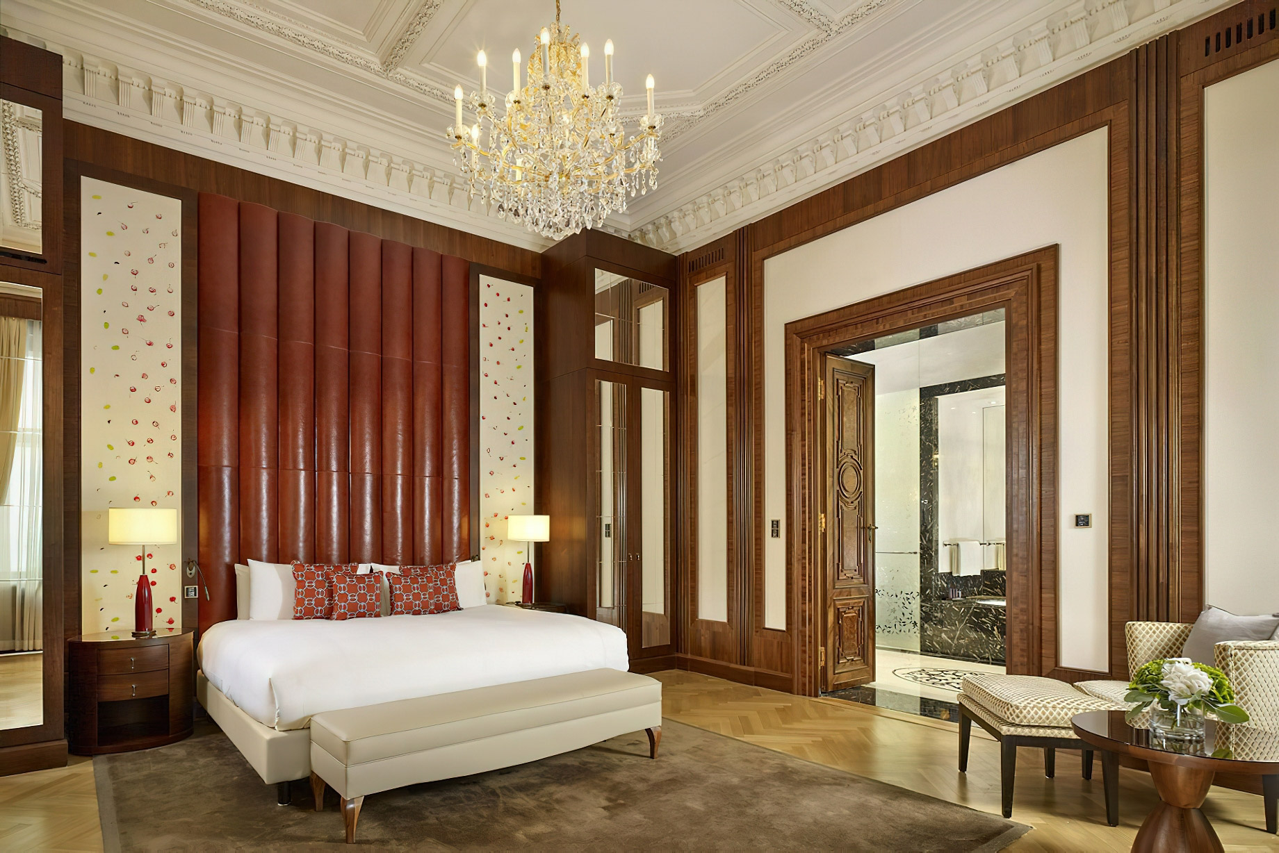 The Ritz-Carlton, Vienna Hotel – Vienna, Austria – Presidential Suite Bedroom