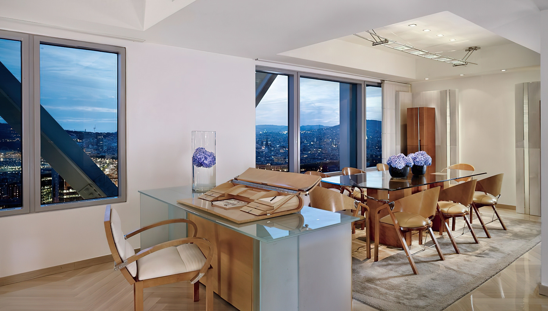 Hotel Arts Barcelona Ritz-Carlton – Barcelona, Spain – The Penthouse Two Bedroom Dining Area