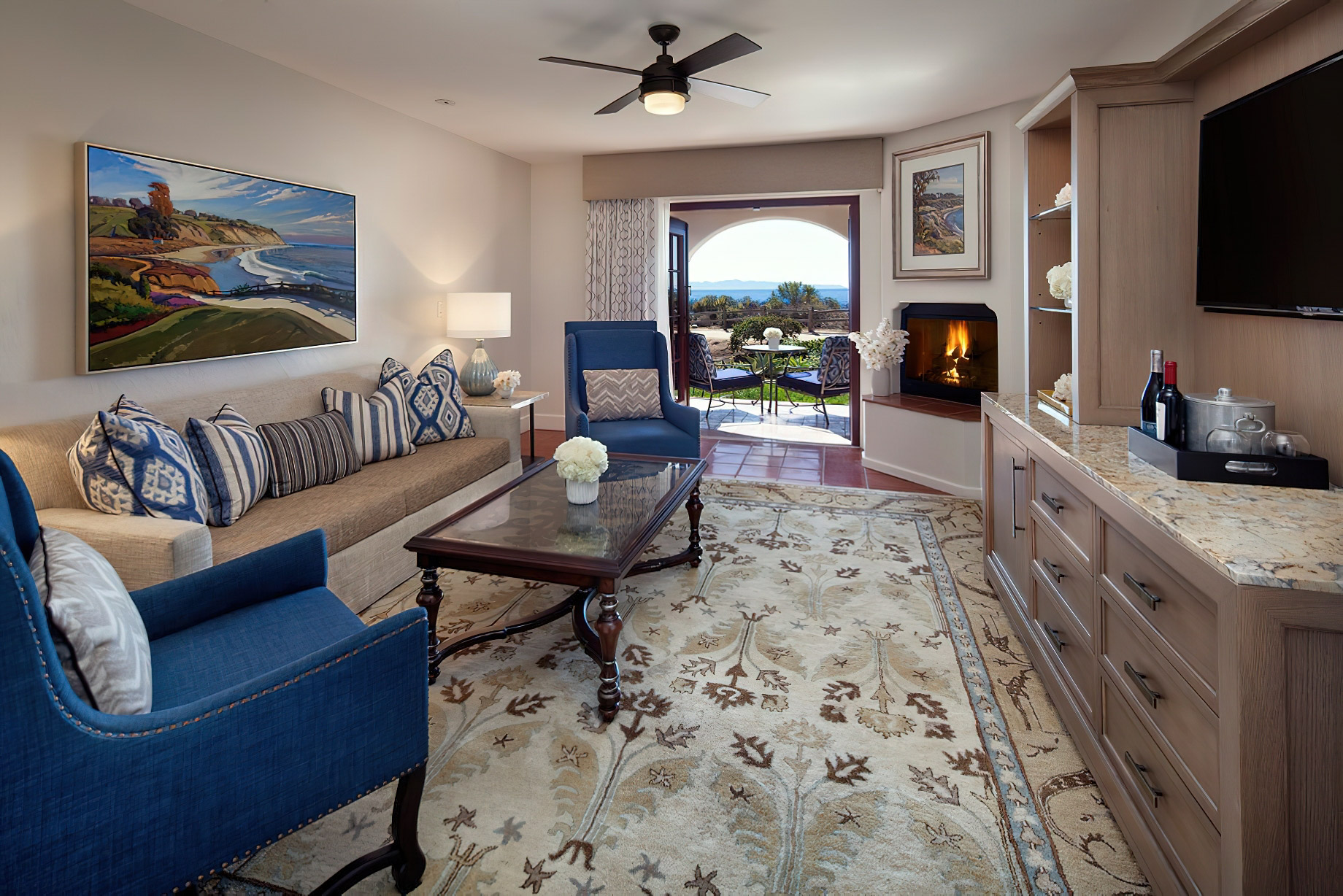 The Ritz-Carlton Bacara, Santa Barbara Resort – Santa Barbara, CA, USA – One Bedroom Partial Ocean View Suite