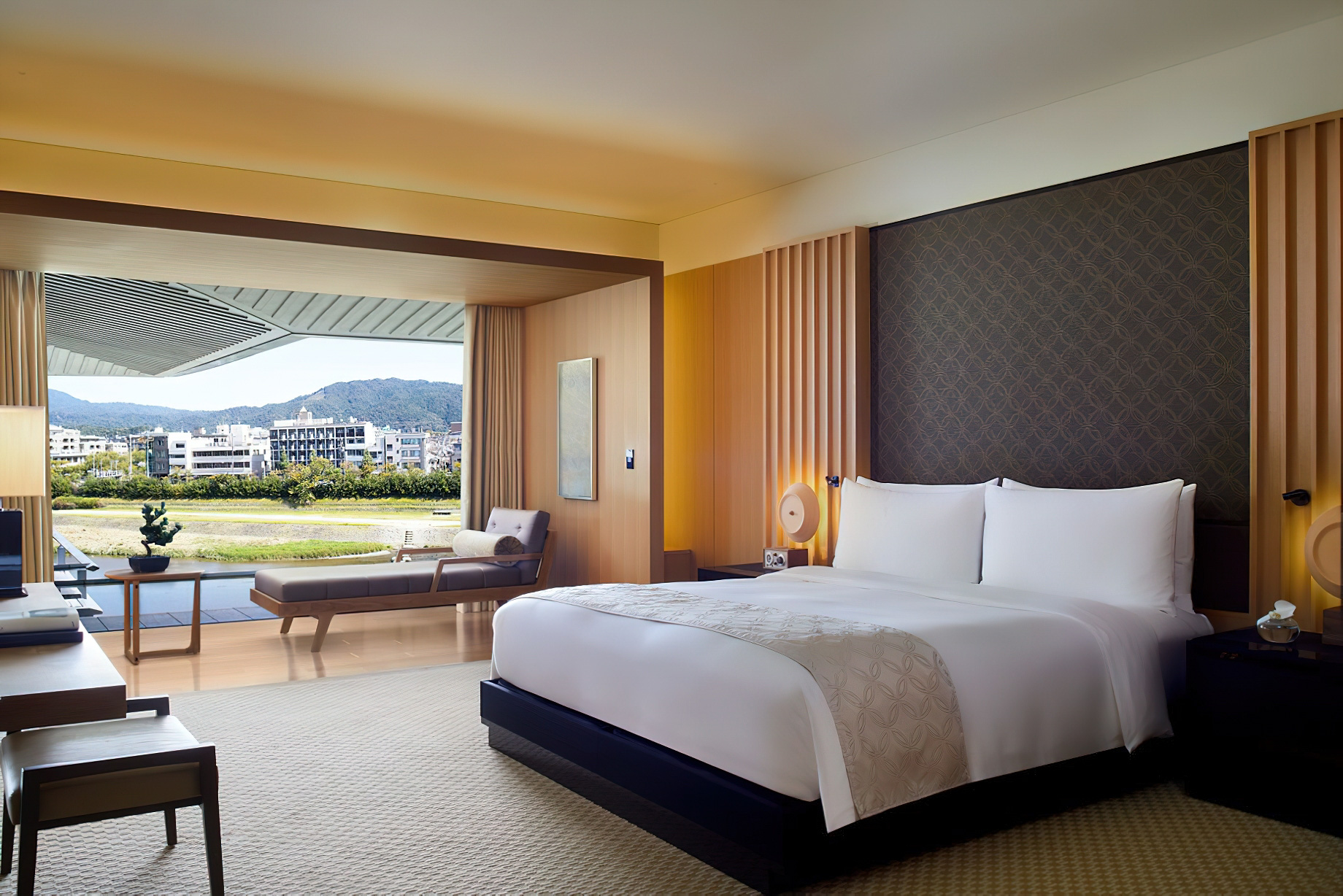 The Ritz-Carlton, Kyoto Hotel – Nakagyo Ward, Kyoto, Japan – Suite KAMOGAWA King Bed