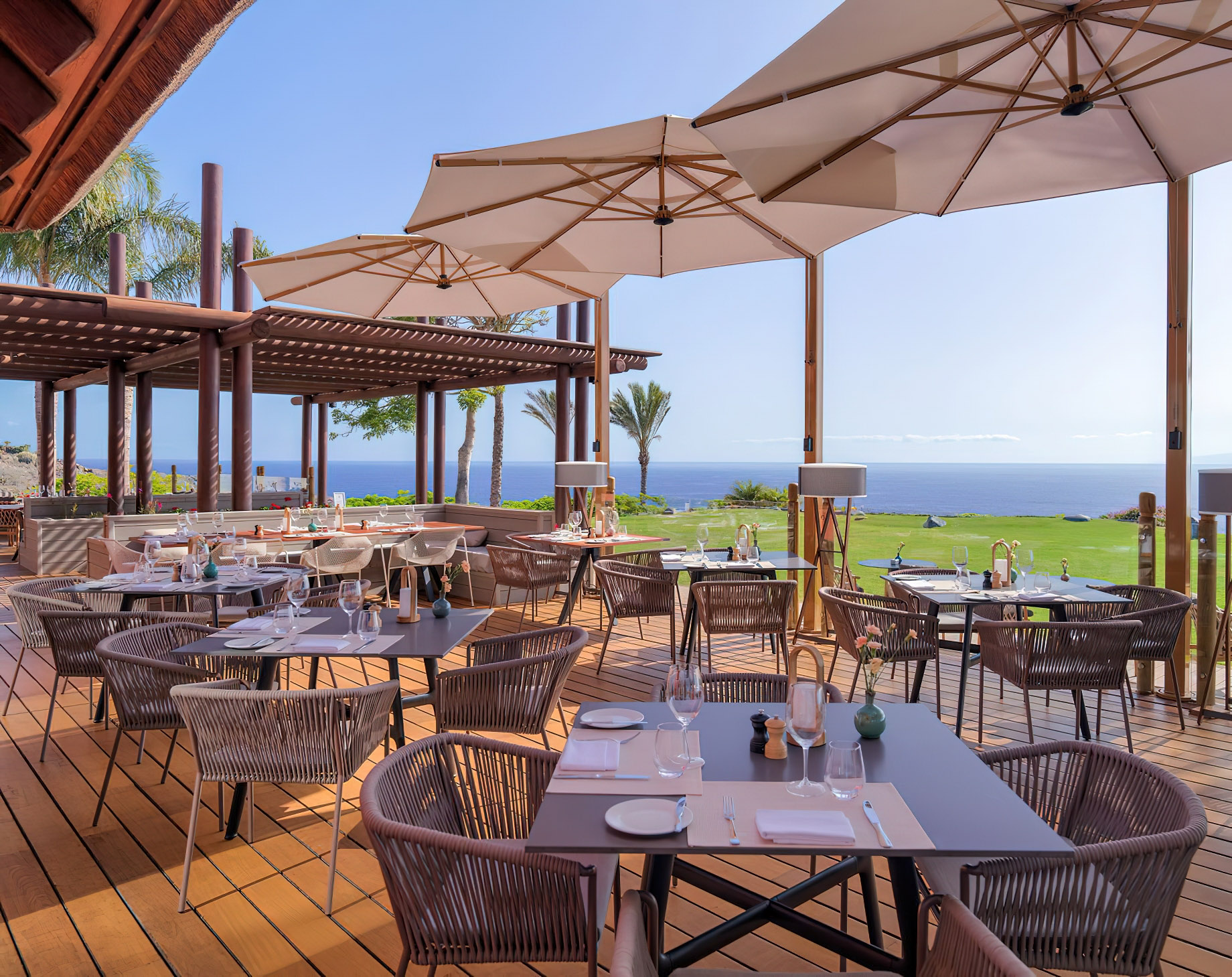 The Ritz-Carlton, Abama Resort - Santa Cruz de Tenerife, Spain - El Mirador Restaurant Patio