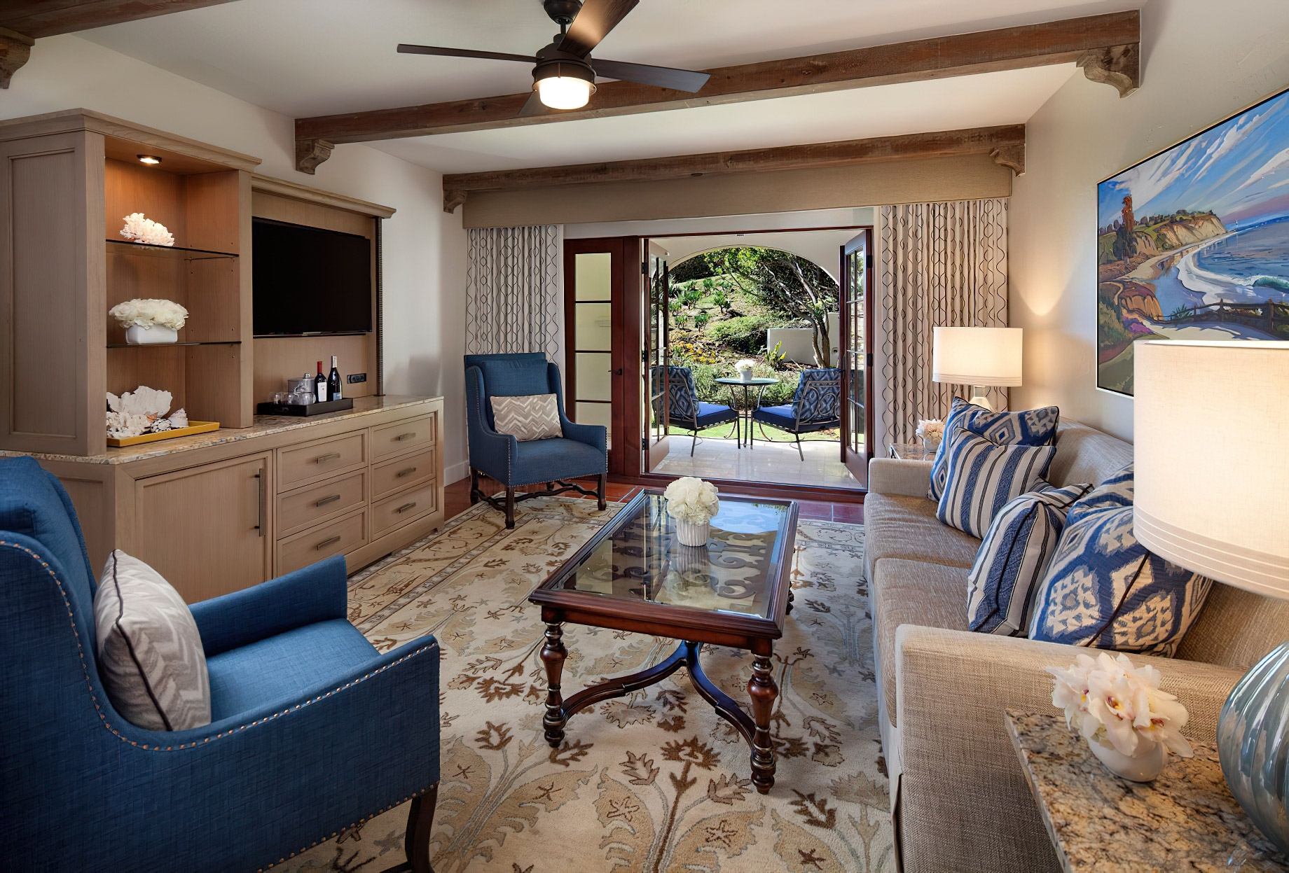 The Ritz-Carlton Bacara, Santa Barbara Resort - Santa Barbara, CA, USA - One Bedroom Garden View Suite Interior
