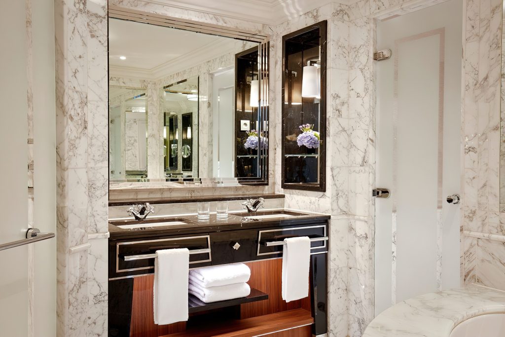 The Ritz-Carlton, Berlin Hotel - Berlin, Germany - Deluxe Suite Bathroom Vanity