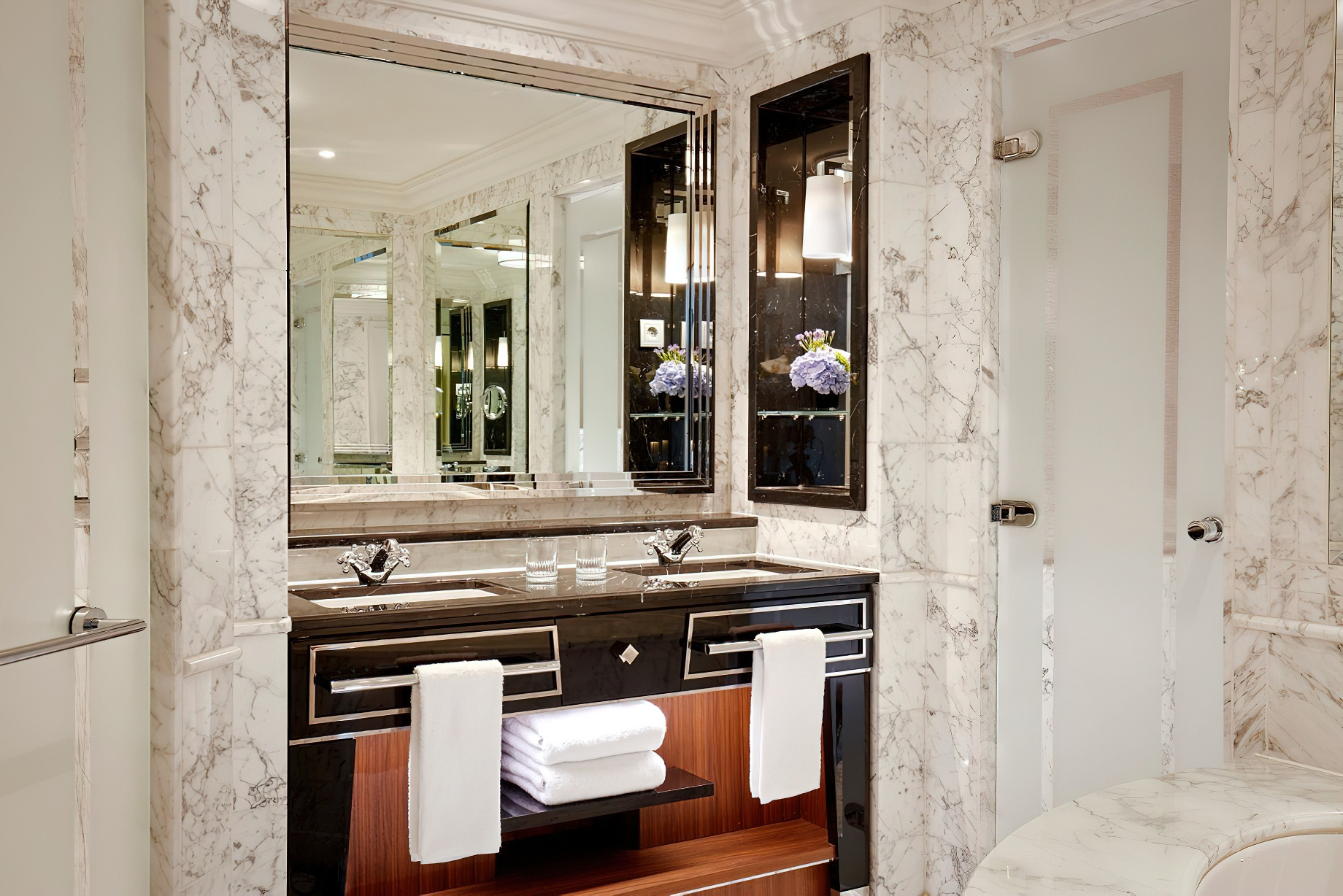 The Ritz-Carlton, Berlin Hotel – Berlin, Germany – Deluxe Suite Bathroom Vanity