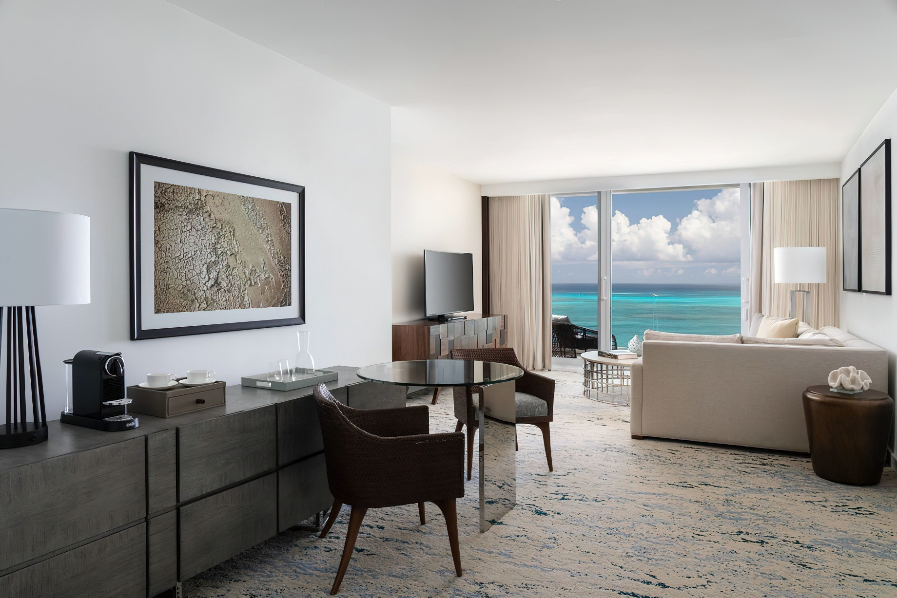 The Ritz-Carlton, Turks & Caicos Resort – Providenciales, Turks and Caicos Islands – Executive Suite Oceanfront View Living Area