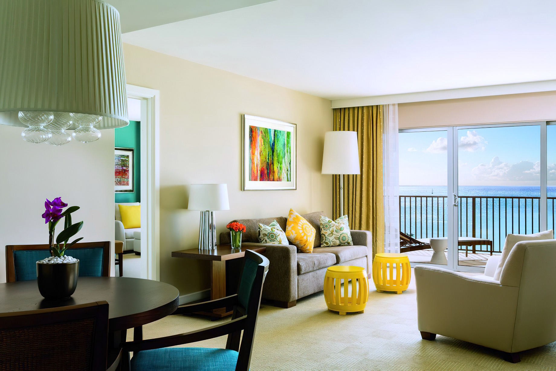 The Ritz-Carlton, Aruba Resort – Palm Beach, Aruba – Executive Suite Living Room