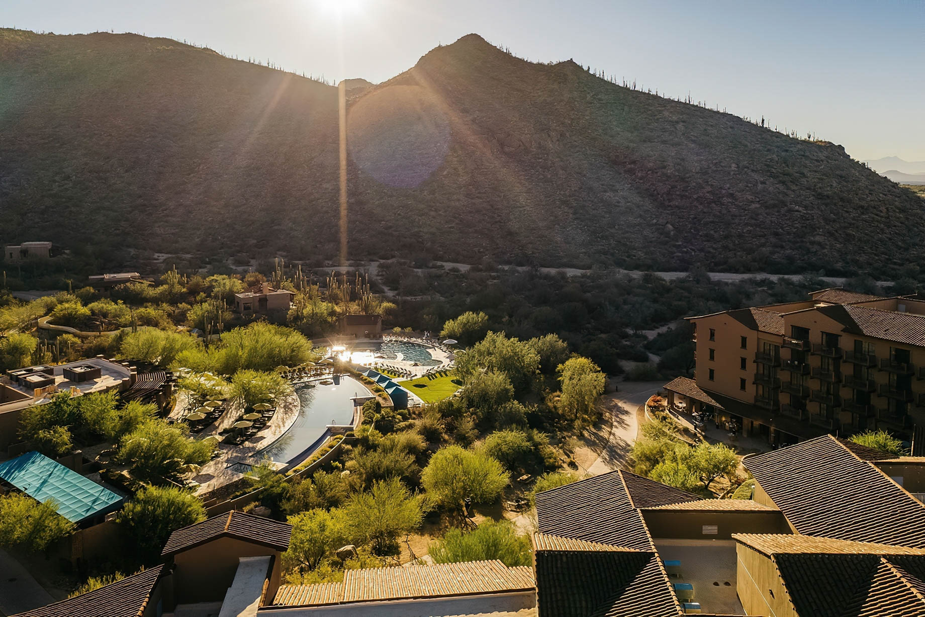The Ritz-Carlton, Dove Mountain Resort – Marana, AZ, USA – Pool Aerial View