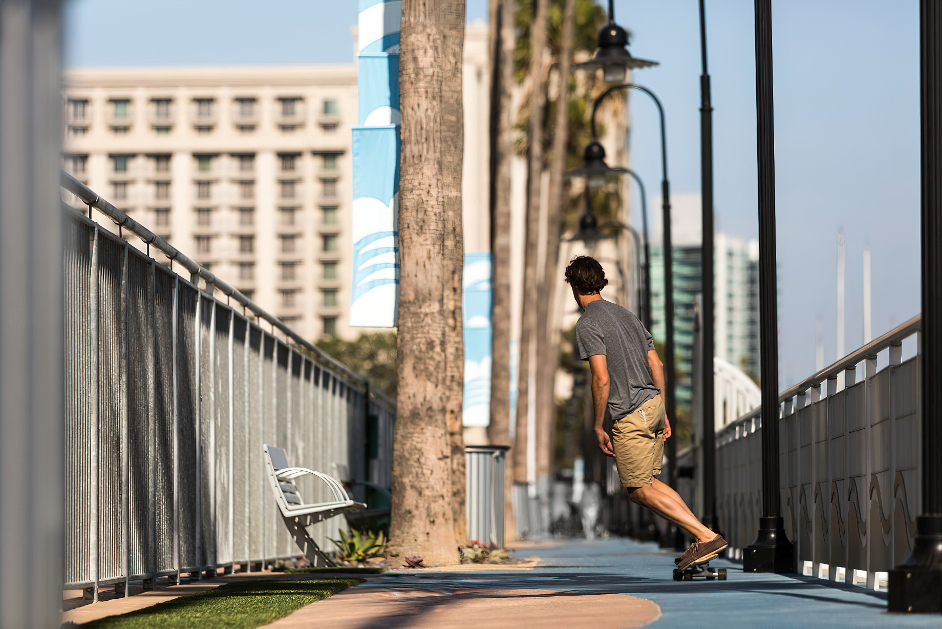 The Ritz-Carlton, Marina del Rey Hotel – Marina del Rey, CA, USA – Skateboarding