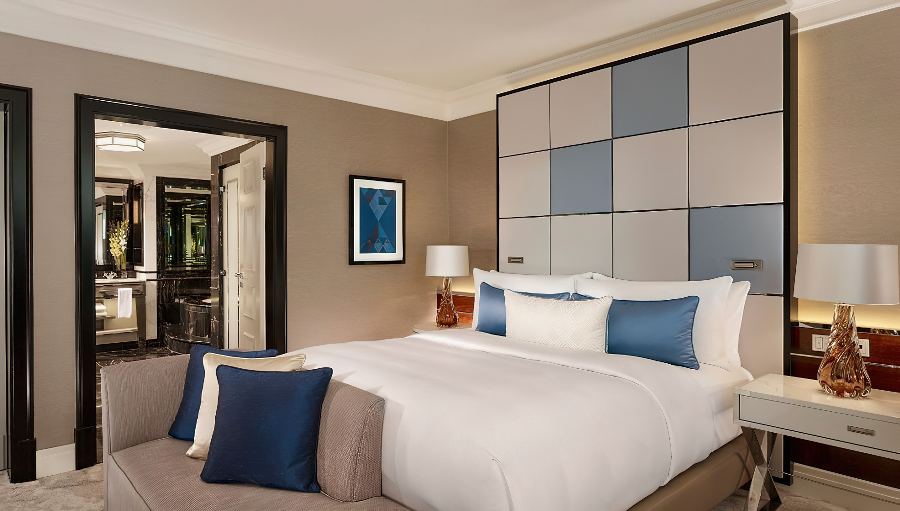 The Ritz-Carlton, Berlin Hotel – Berlin, Germany – Carlton Club Suite Bedroom