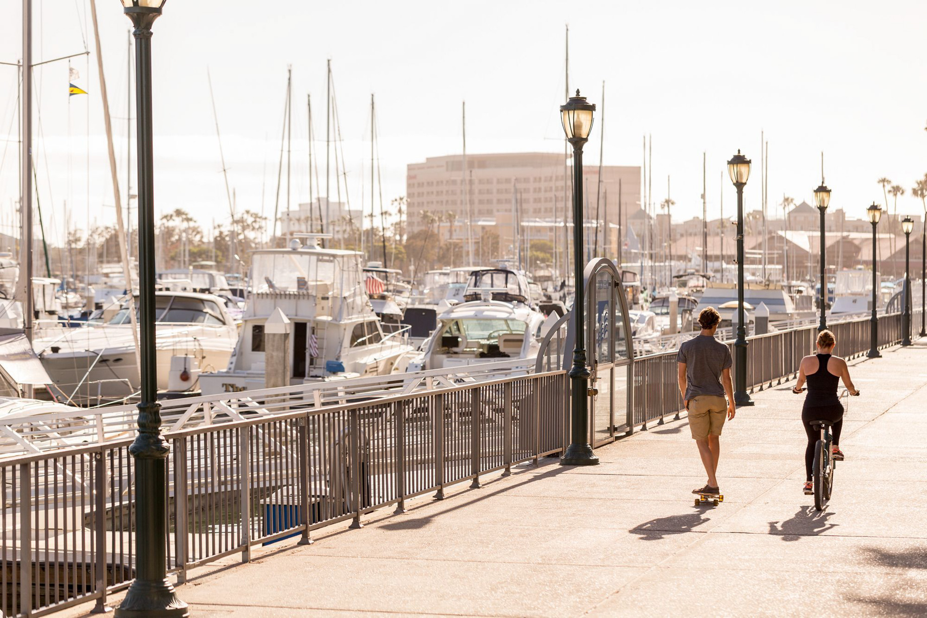 The Ritz-Carlton, Marina del Rey Hotel – Marina del Rey, CA, USA – Skateboard and Bike