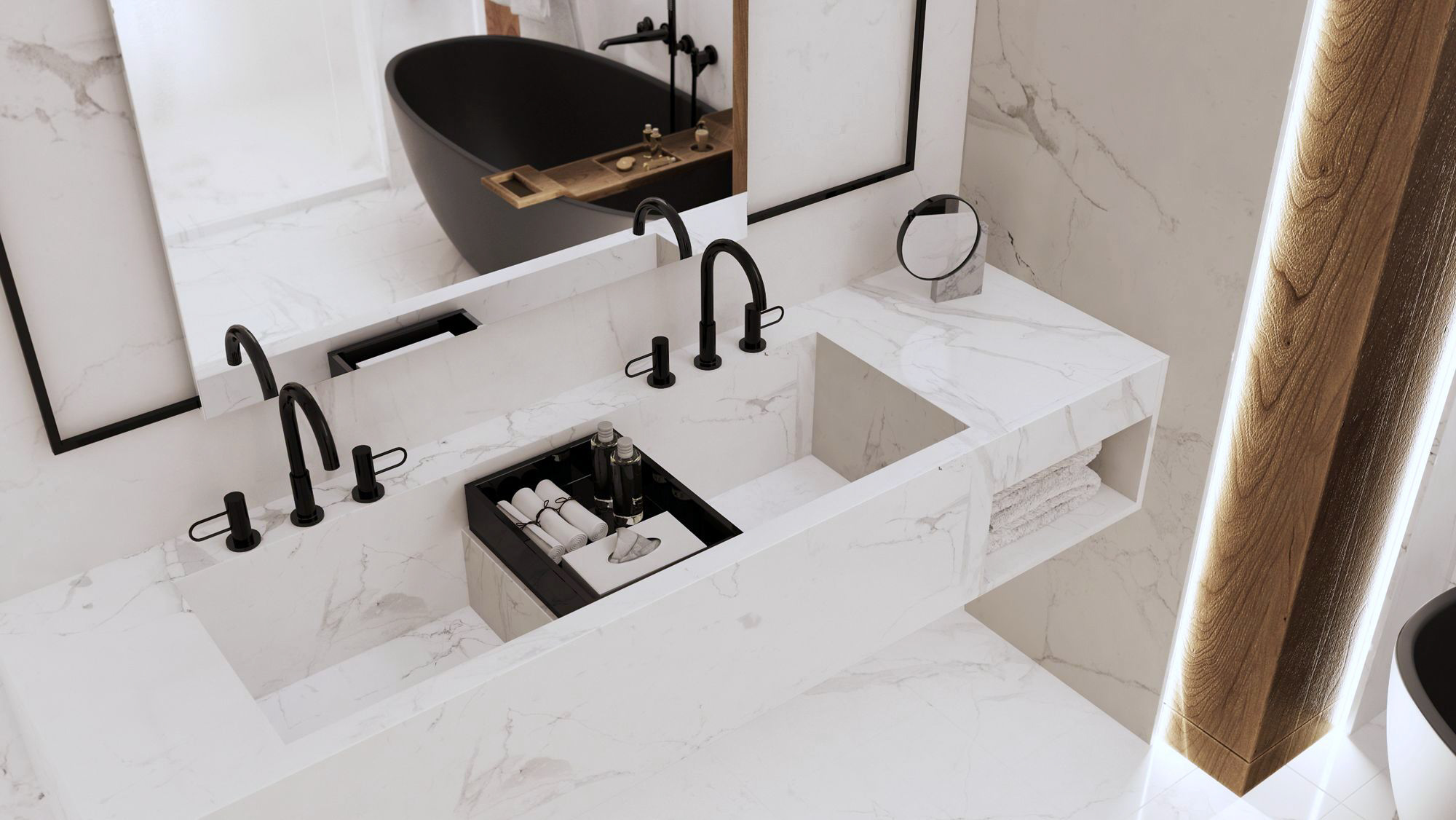 The Ritz-Carlton, Mexico City Hotel - Mexico City, Mexico - Guest Bathroom Vanity