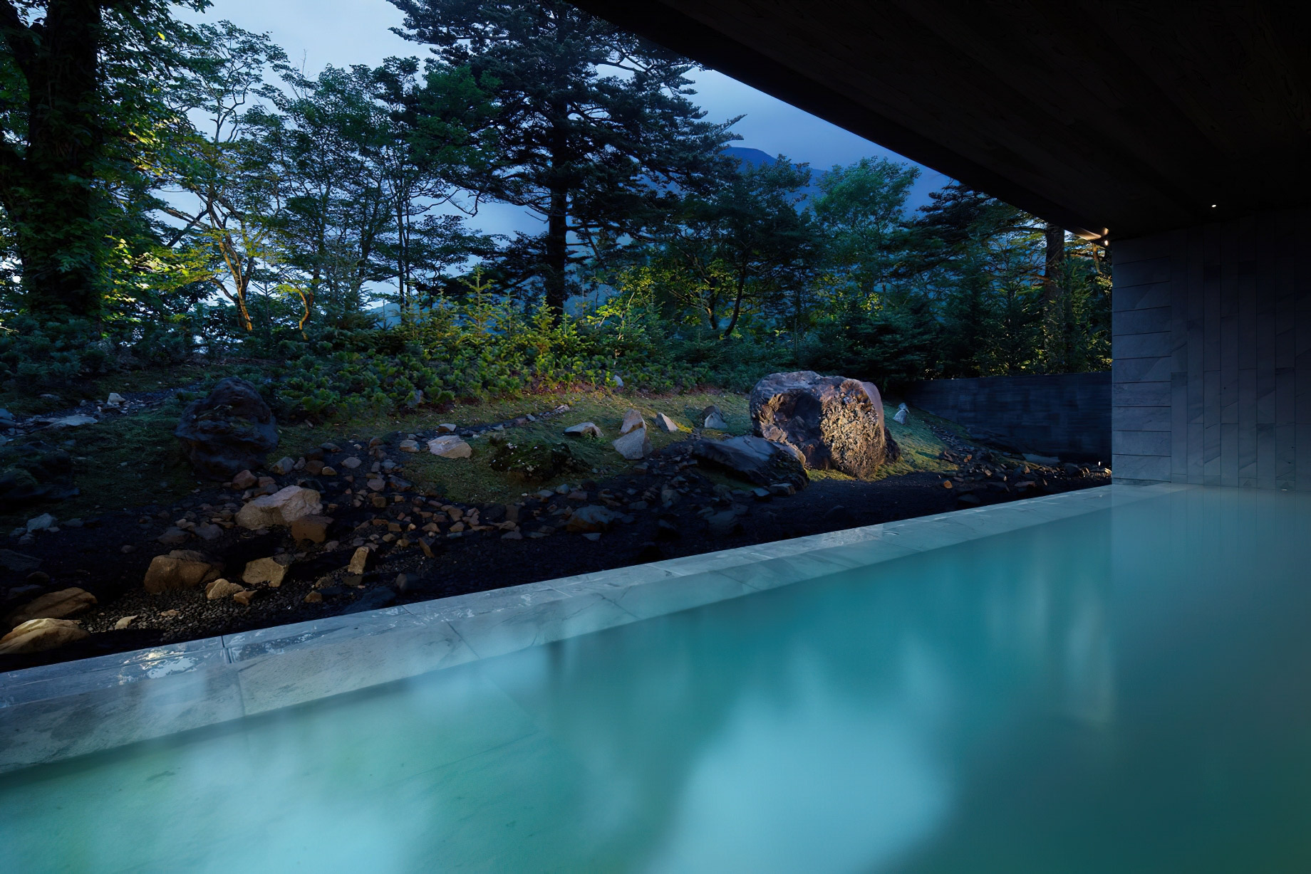 The Ritz-Carlton, Nikko Hotel - Nikko Tochigi, Japan - Indoor Pool Night