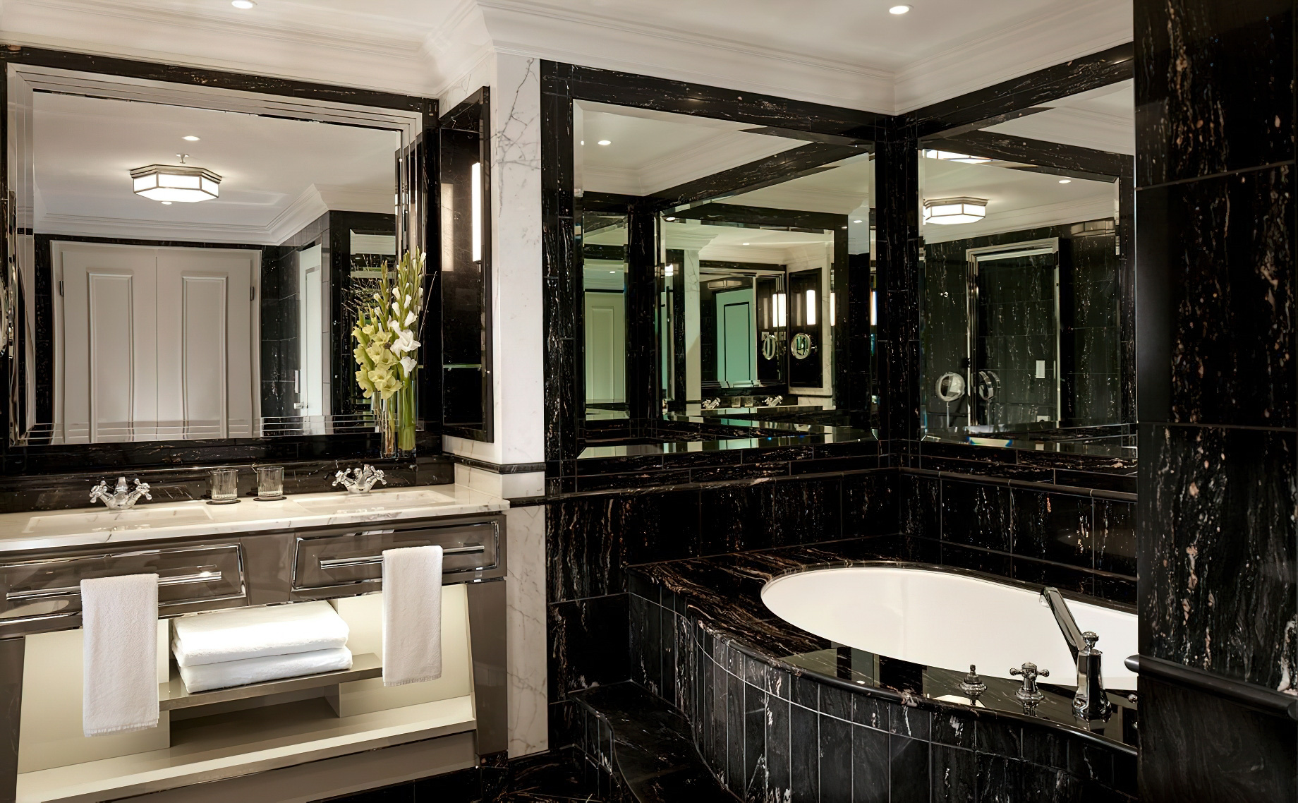 The Ritz-Carlton, Berlin Hotel – Berlin, Germany – Carlton Club Suite Bathroom Design