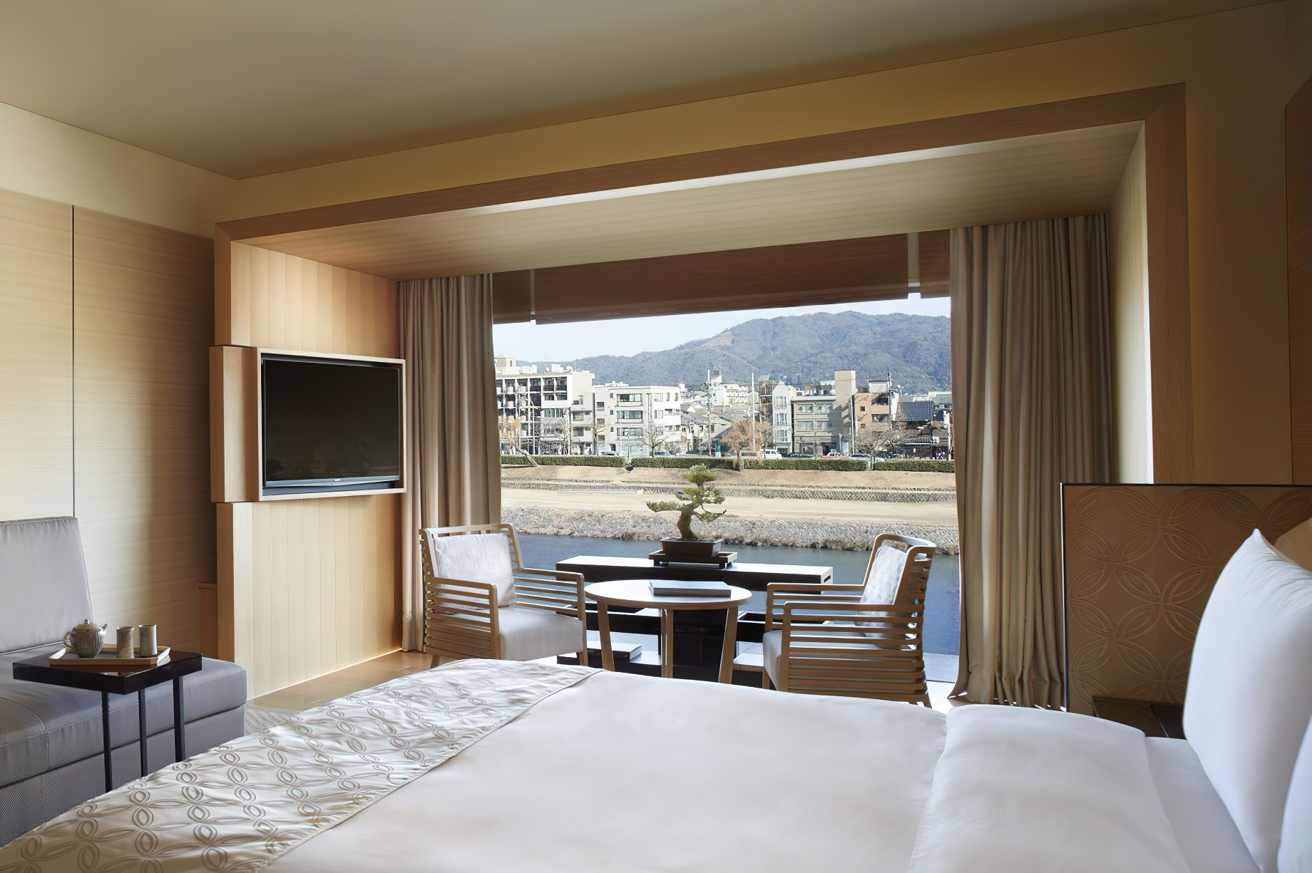 The Ritz-Carlton, Kyoto Hotel – Nakagyo Ward, Kyoto, Japan – Grand Deluxe Kamogawa River Room
