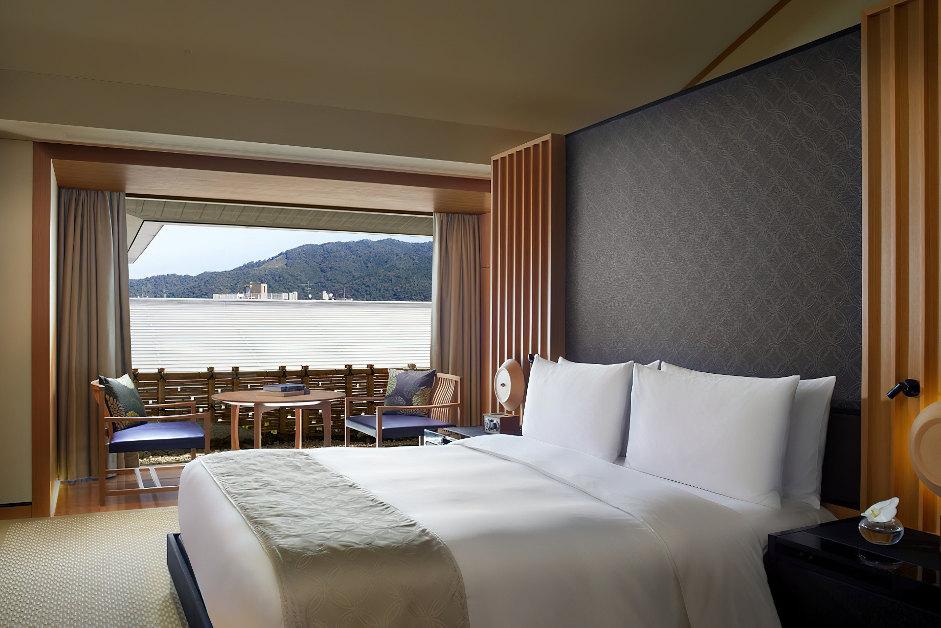 The Ritz-Carlton, Kyoto Hotel – Nakagyo Ward, Kyoto, Japan – Suite TSUKIMI Bedroom