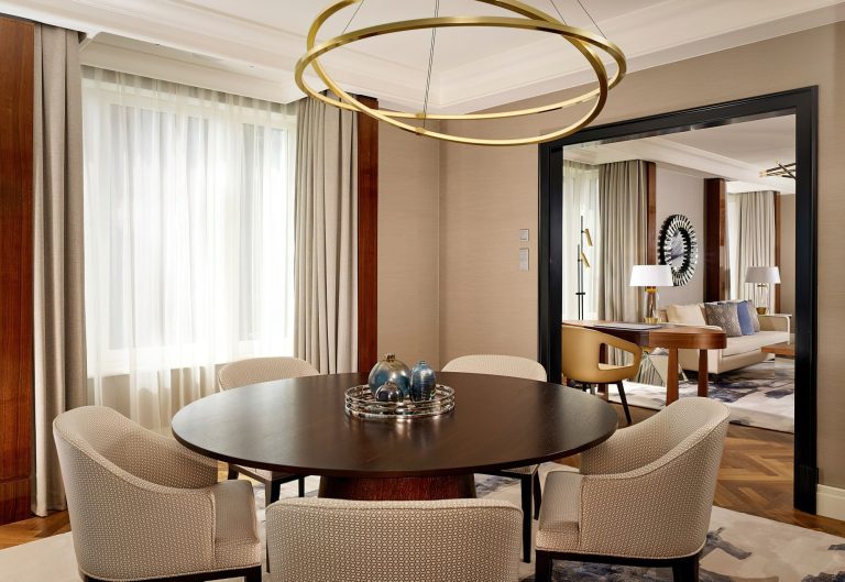 The Ritz-Carlton, Berlin Hotel - Berlin, Germany - Carlton Club Suite Dining Room
