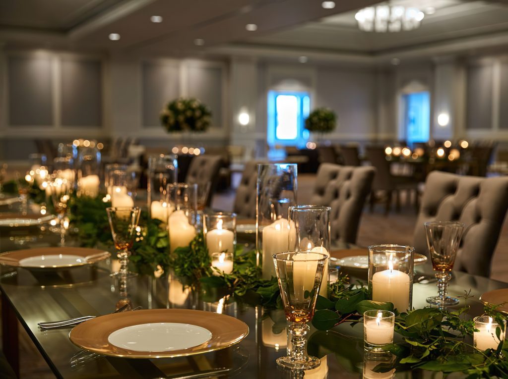The Ritz-Carlton, Half Moon Bay Resort - Half Moon Bay, CA, USA - Ballroom Dining Table