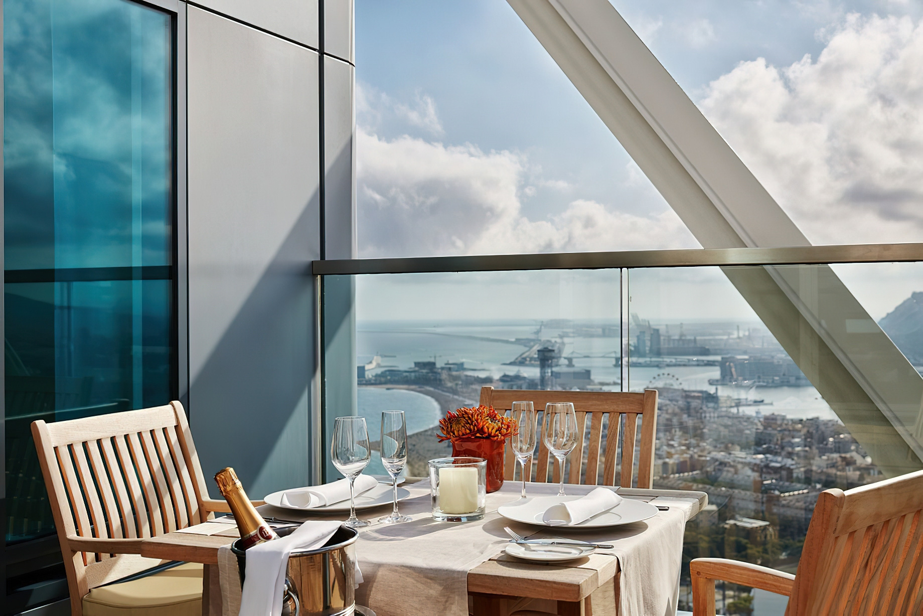 Hotel Arts Barcelona Ritz-Carlton - Barcelona, Spain - The Arts Penthouse Deck