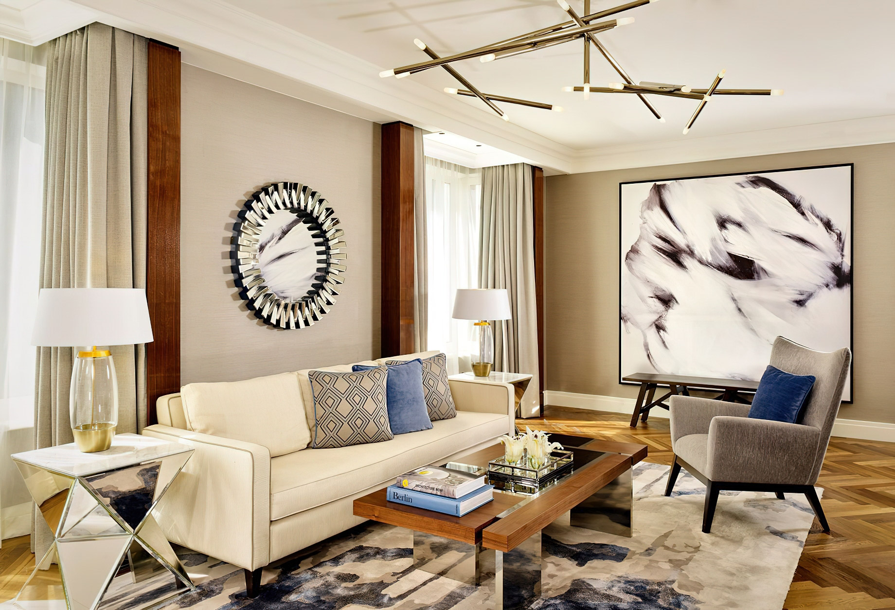 The Ritz-Carlton, Berlin Hotel – Berlin, Germany – Carlton Club Suite Living Room