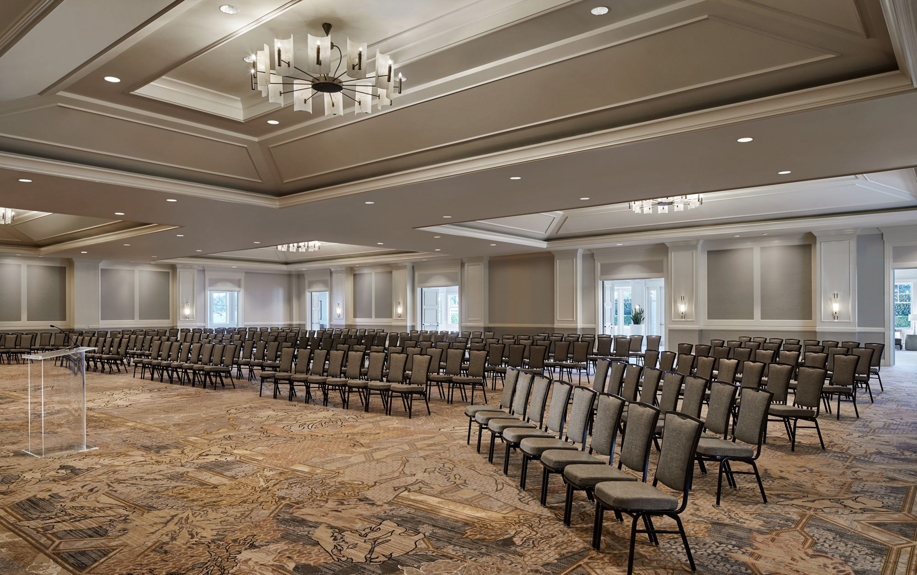 The Ritz-Carlton, Half Moon Bay Resort – Half Moon Bay, CA, USA – Ballroom Theatre Setup