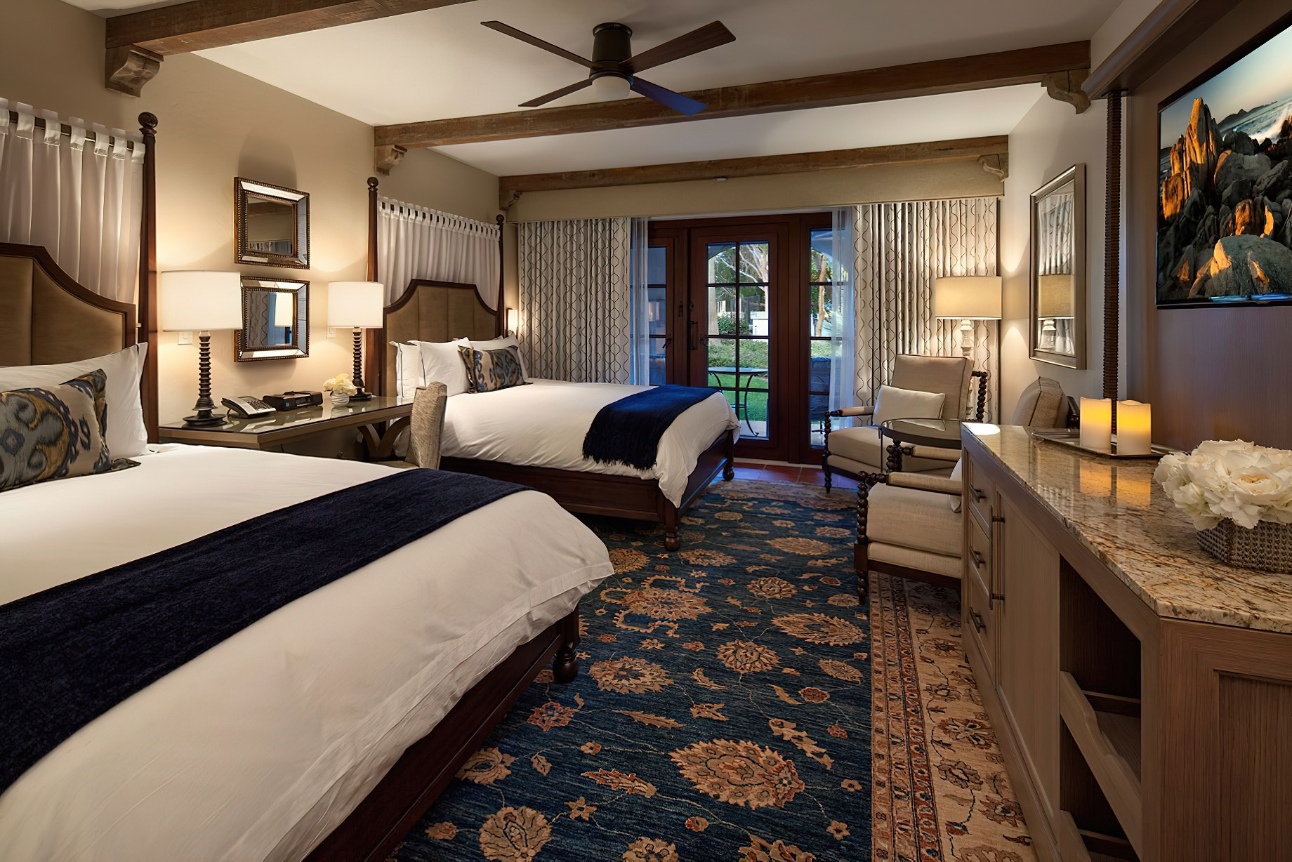 The Ritz-Carlton Bacara, Santa Barbara Resort - Santa Barbara, CA, USA - Deluxe Two Queens Room